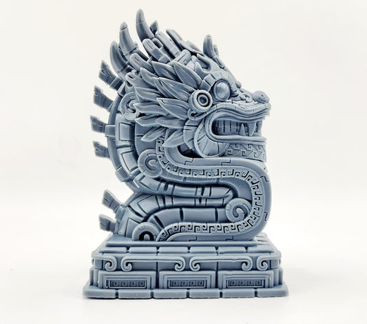 3D 14k resin printed Aztec Dragon, desktop decoration, decorative art.