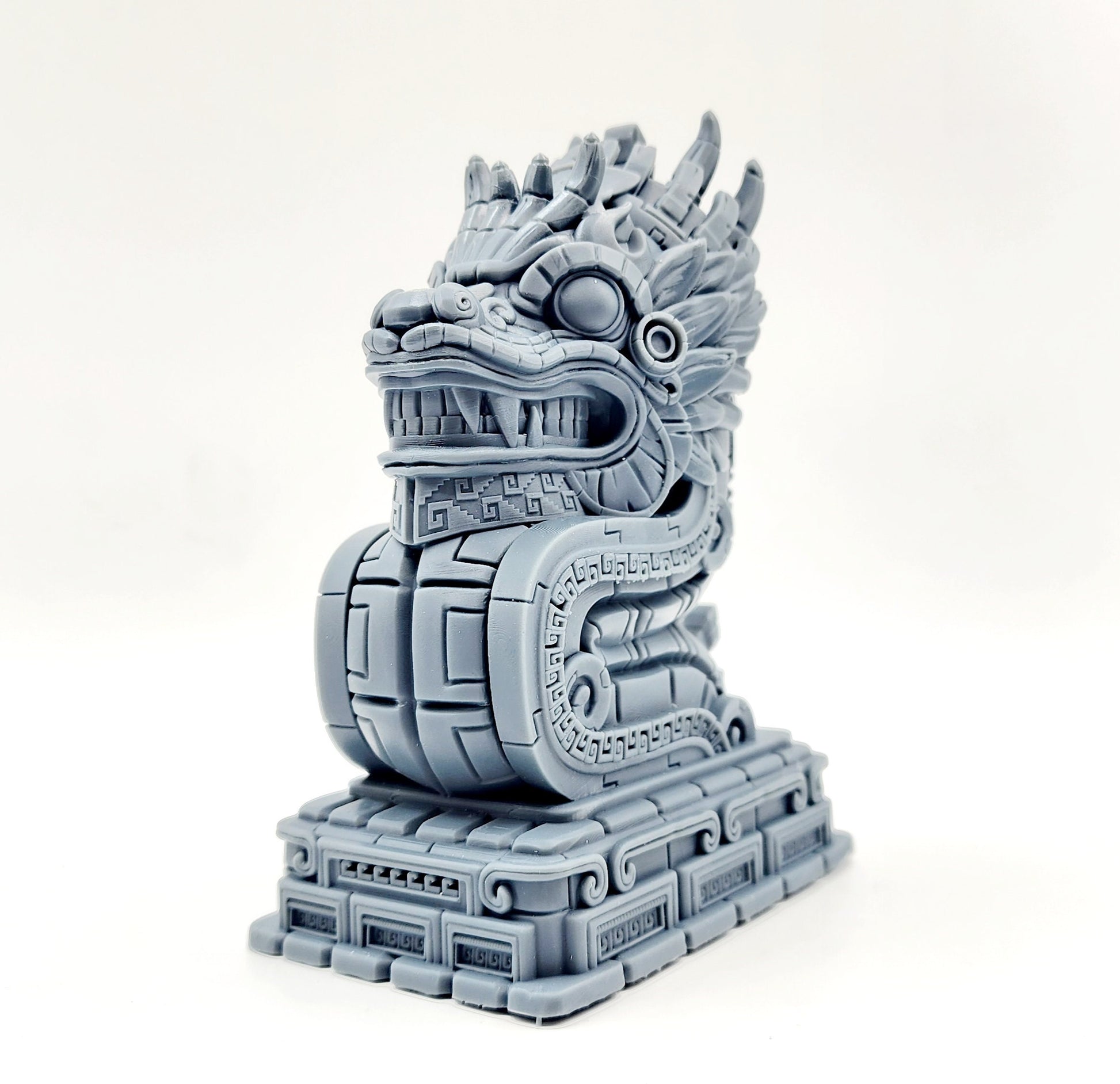 3D 14k resin printed Aztec Dragon, desktop decoration, decorative art.