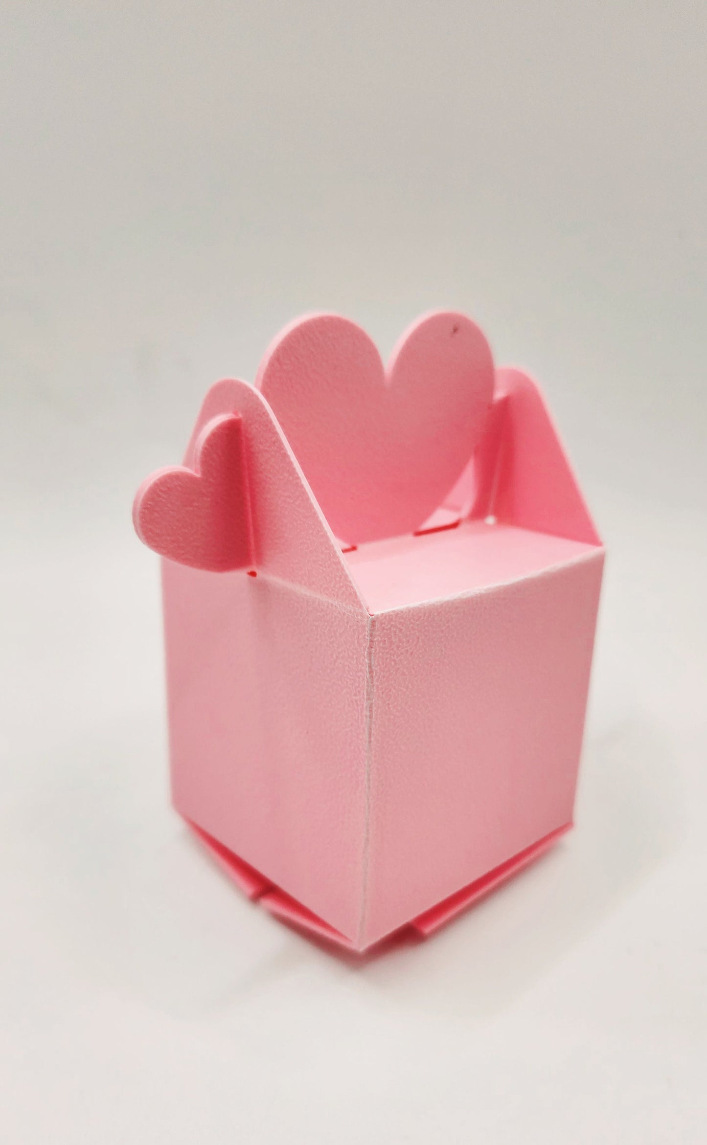 Valentine's Day gift fox, heart gift box, foldable box.