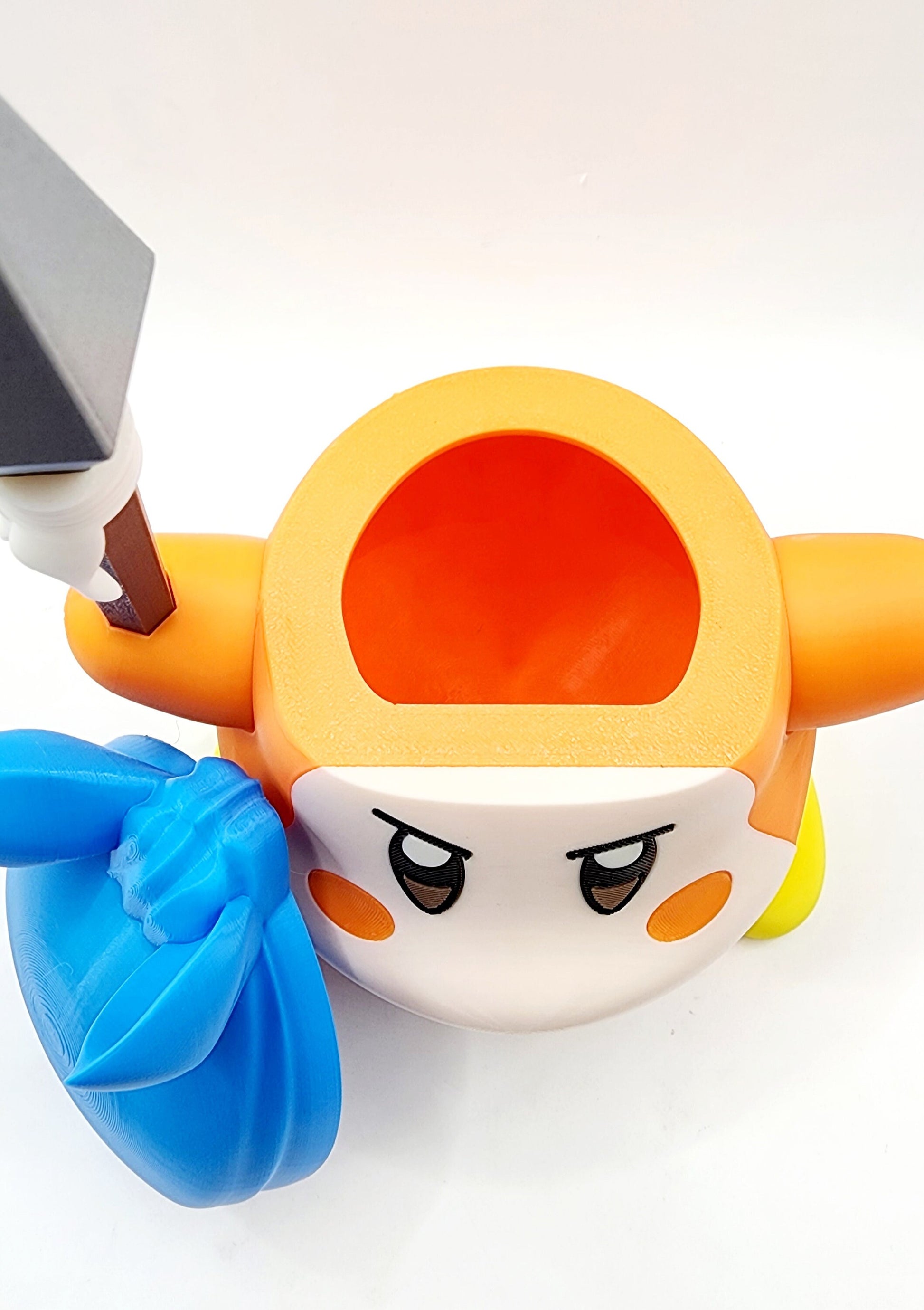 3D printed Waddle Dee container, desktop decoration.