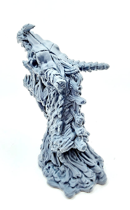 3D 14k resin Printed Undead Dragon Desktop Decoration.