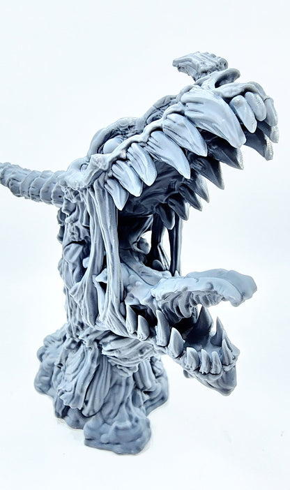 3D 14k resin Printed Undead Dragon Desktop Decoration.