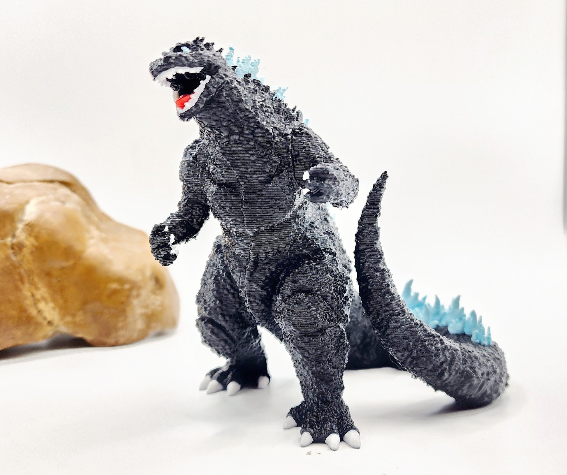 3D printed OG Godzilla desktop decoration, toy, action figure.