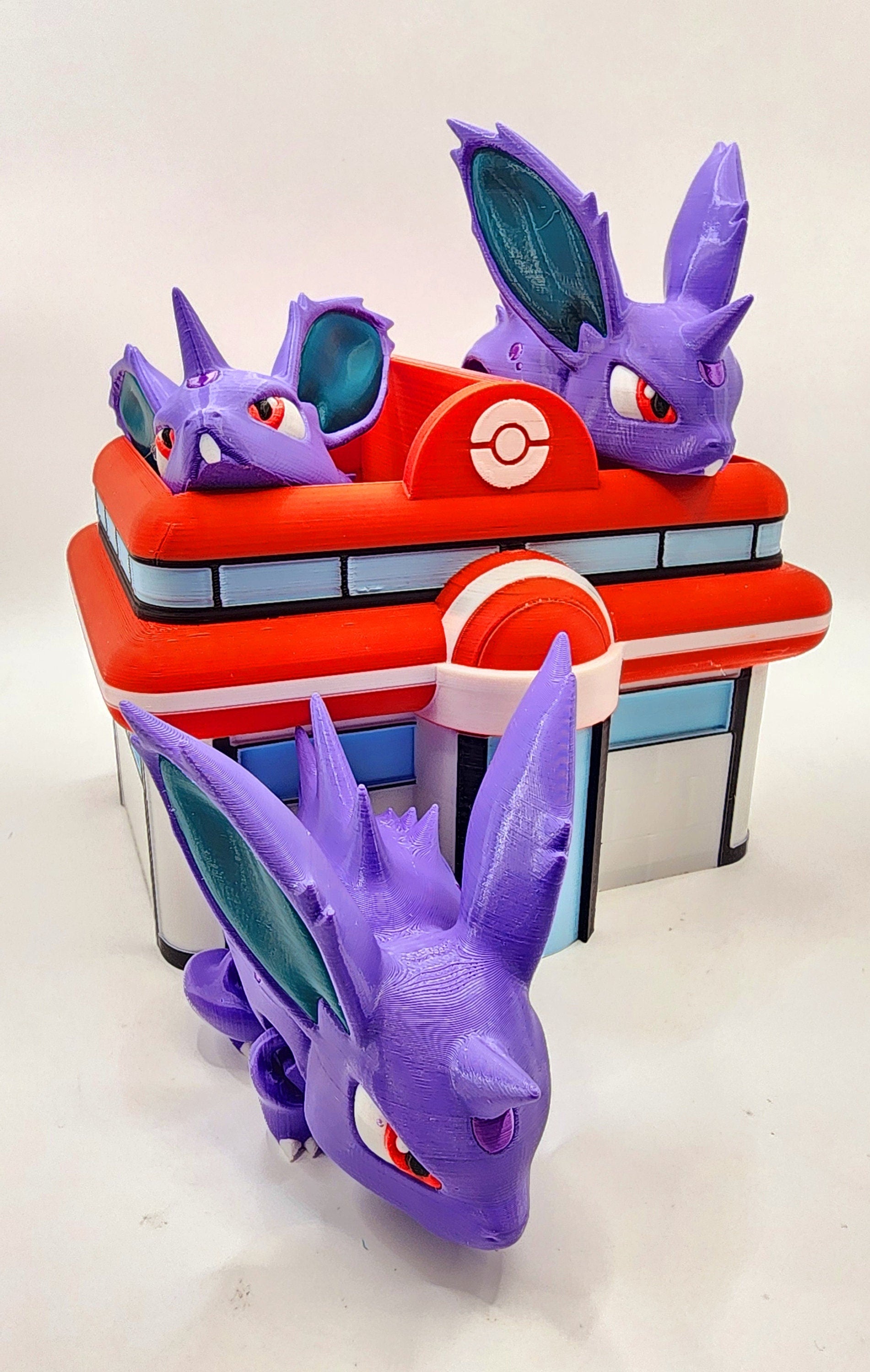 3D Printed articulate Pokemon; Nidoran Male desktop decoration, fidget toy, sensory toy.