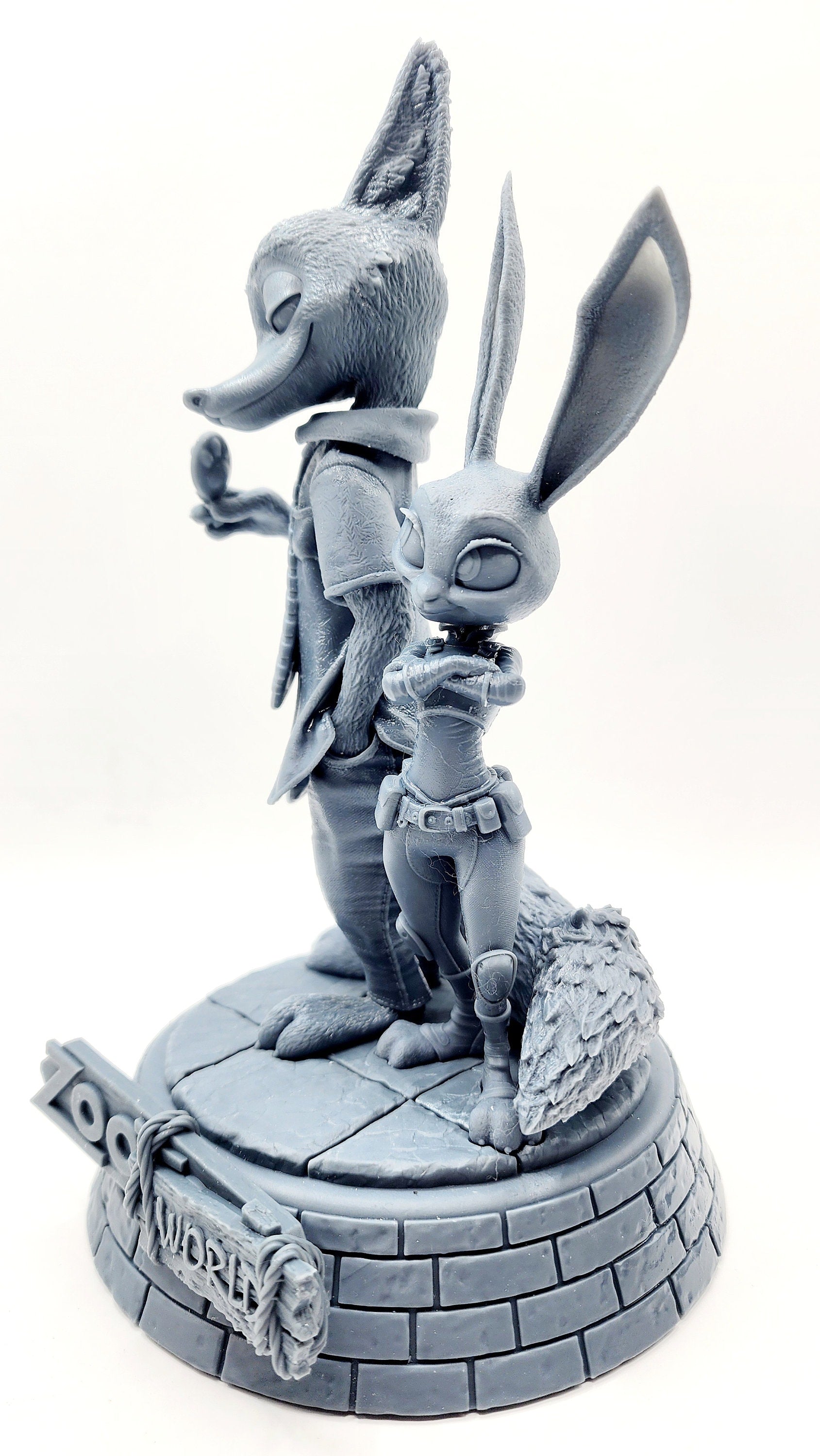 3D 14k resin printed Zootopia desktop decoration, fan art.