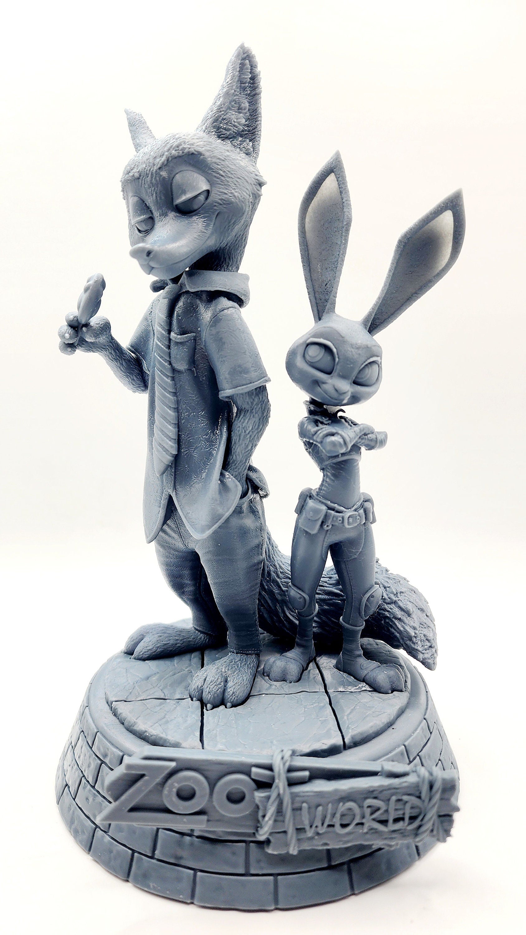 3D 14k resin printed Zootopia desktop decoration, fan art.