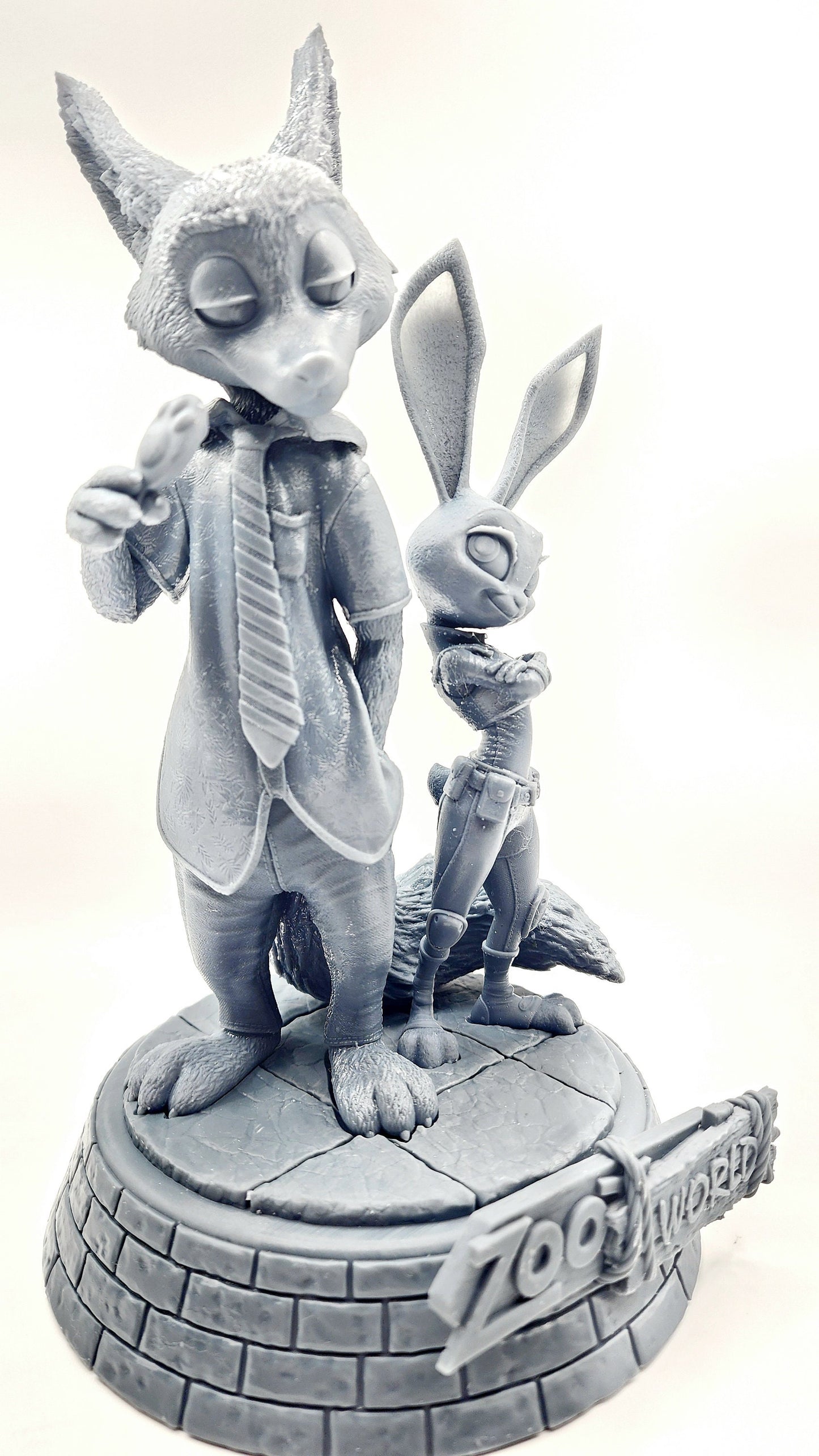 3D 14k resin printed Zootopia desktop decoration, fan art.