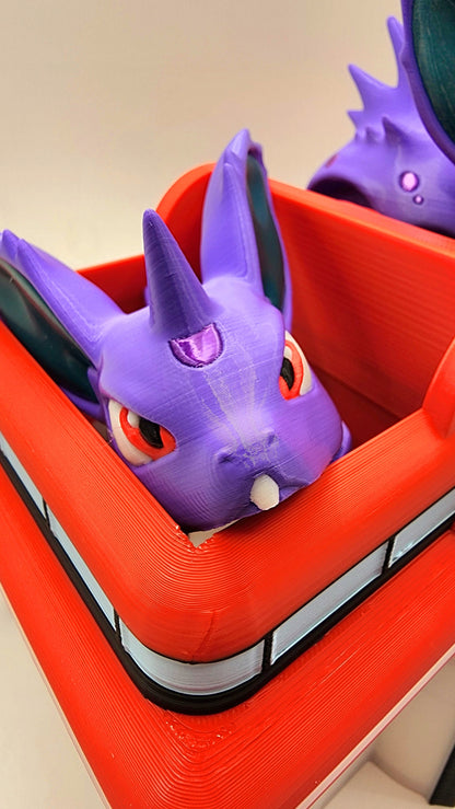 3D Printed articulate Pokemon; Nidoran Male desktop decoration, fidget toy, sensory toy.