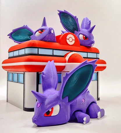 3D Printed articulate Pokemon; Nidoran Male desktop decoration, fidget toy, sensory toy.