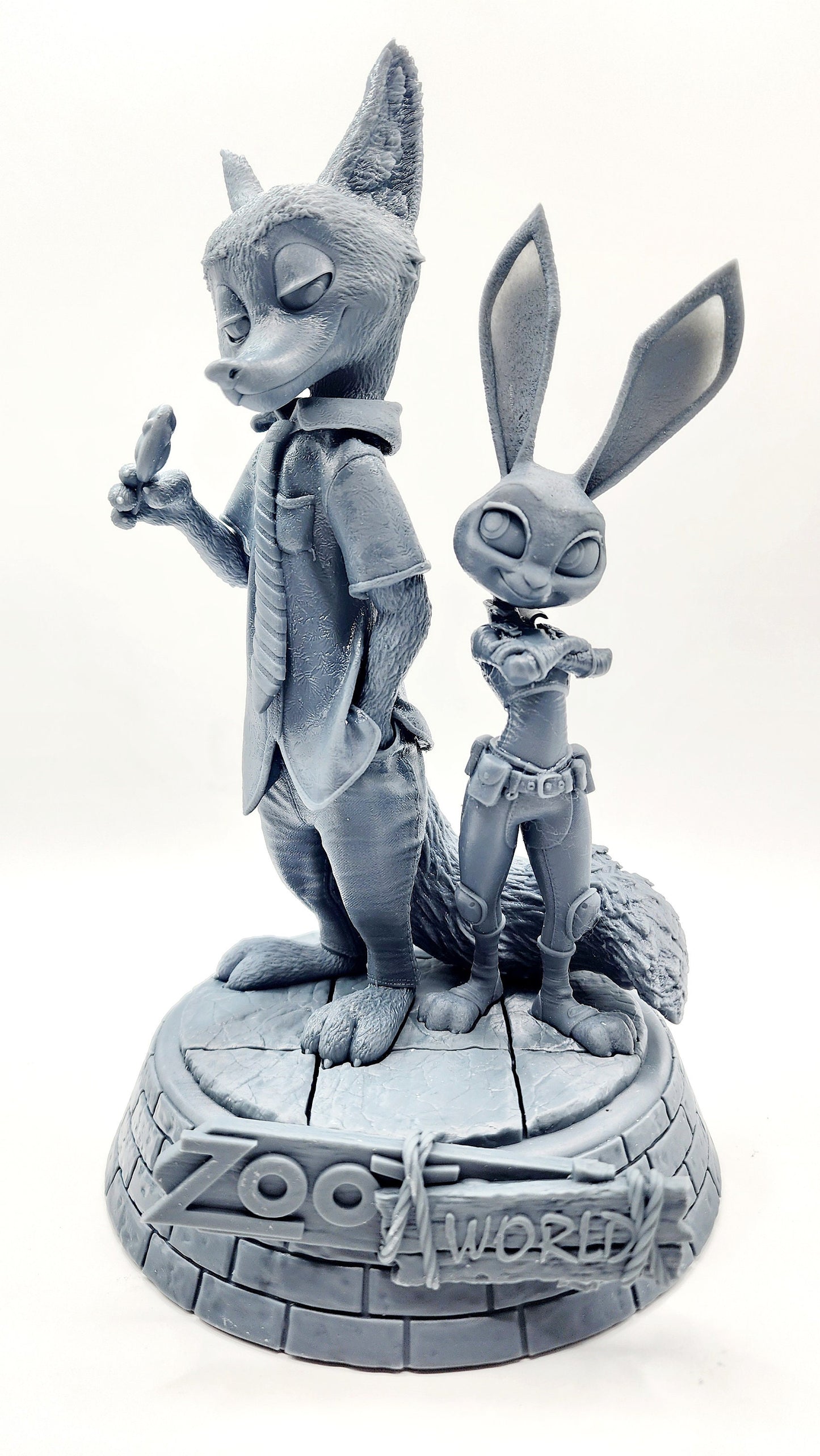 3D 14k resin printed Zootopia desktop decoration, fan art.