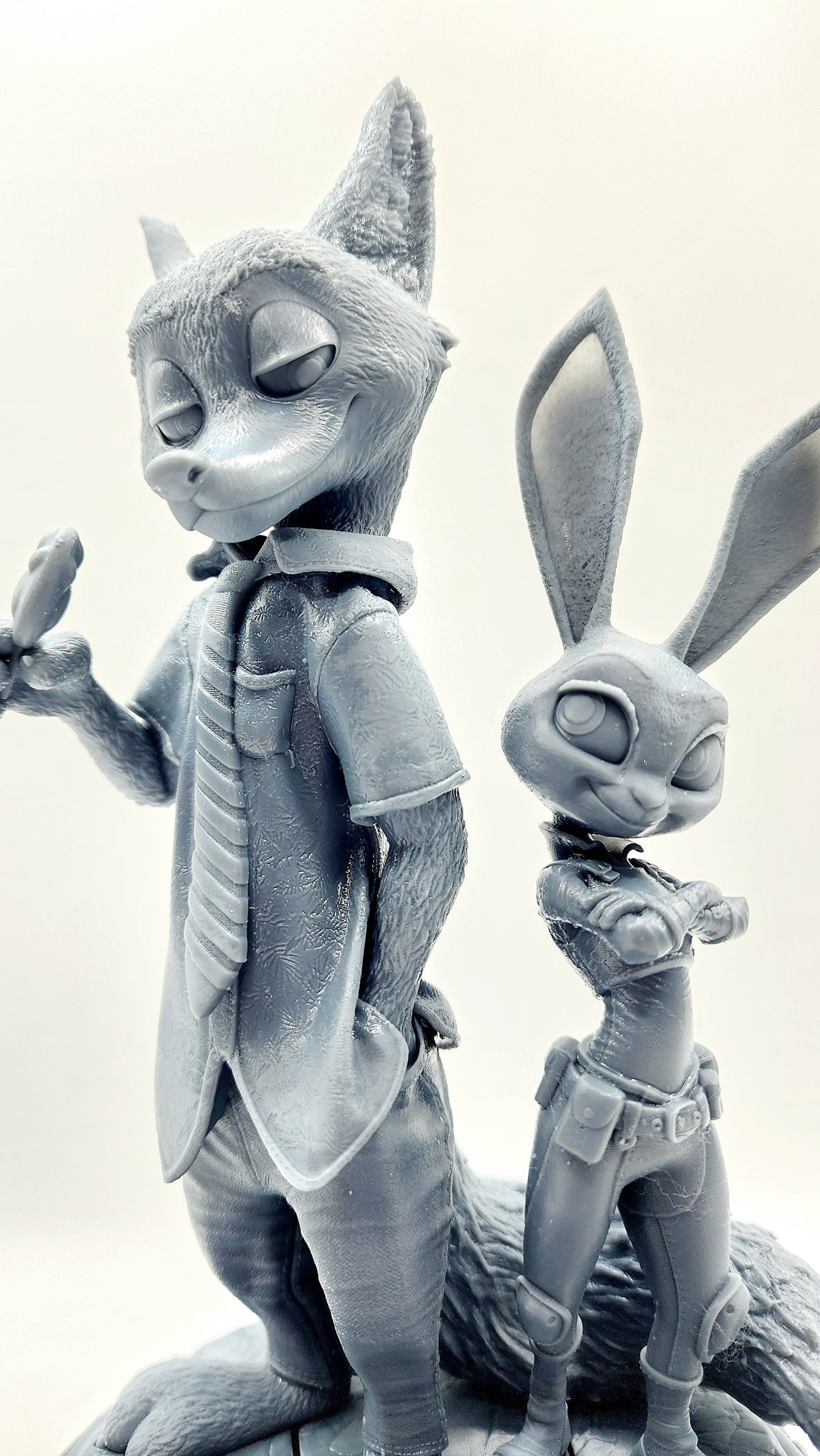 3D 14k resin printed Zootopia desktop decoration, fan art.