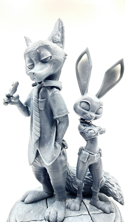 3D 14k resin printed Zootopia desktop decoration, fan art.