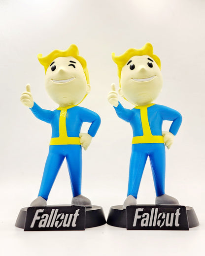 3D printed "Vault Boy" from Fallout. Desk Decoration, statue. Fan art.