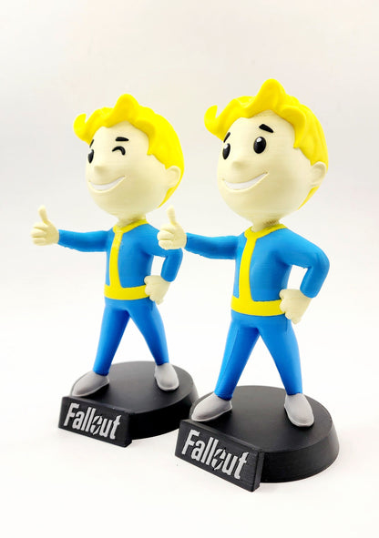 3D printed "Vault Boy" from Fallout. Desk Decoration, statue. Fan art.