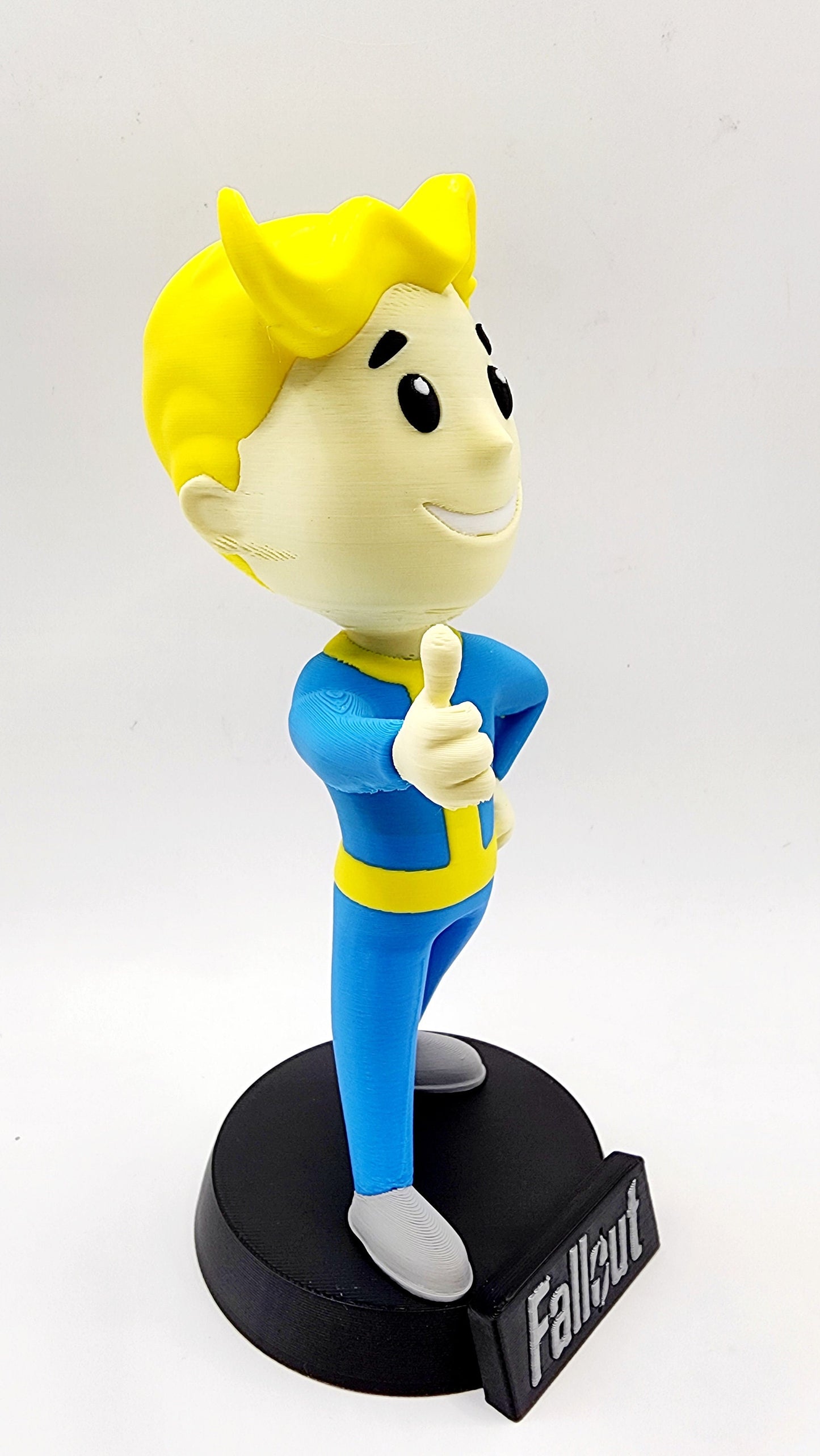 3D printed "Vault Boy" from Fallout. Desk Decoration, statue. Fan art.