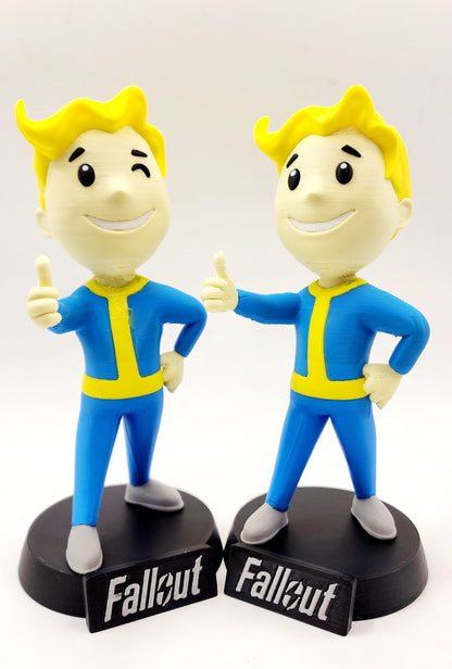 3D printed "Vault Boy" from Fallout. Desk Decoration, statue. Fan art.