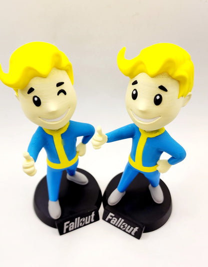 3D printed "Vault Boy" from Fallout. Desk Decoration, statue. Fan art.