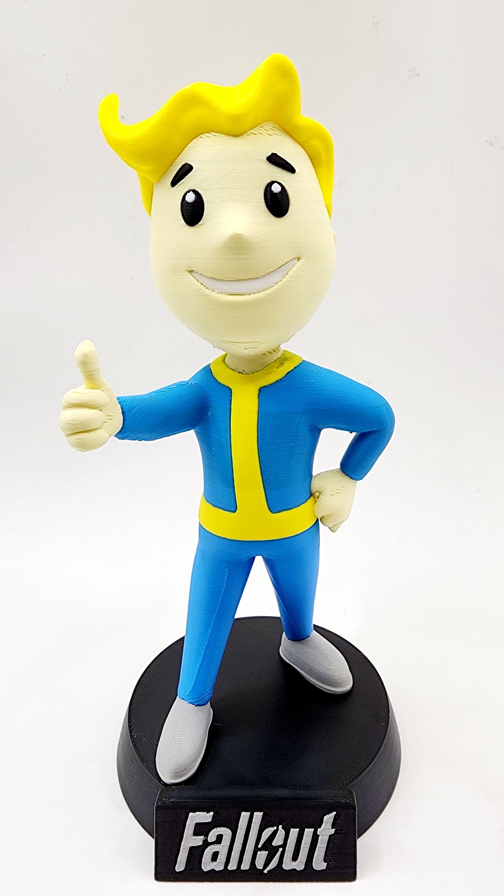 3D printed "Vault Boy" from Fallout. Desk Decoration, statue. Fan art.