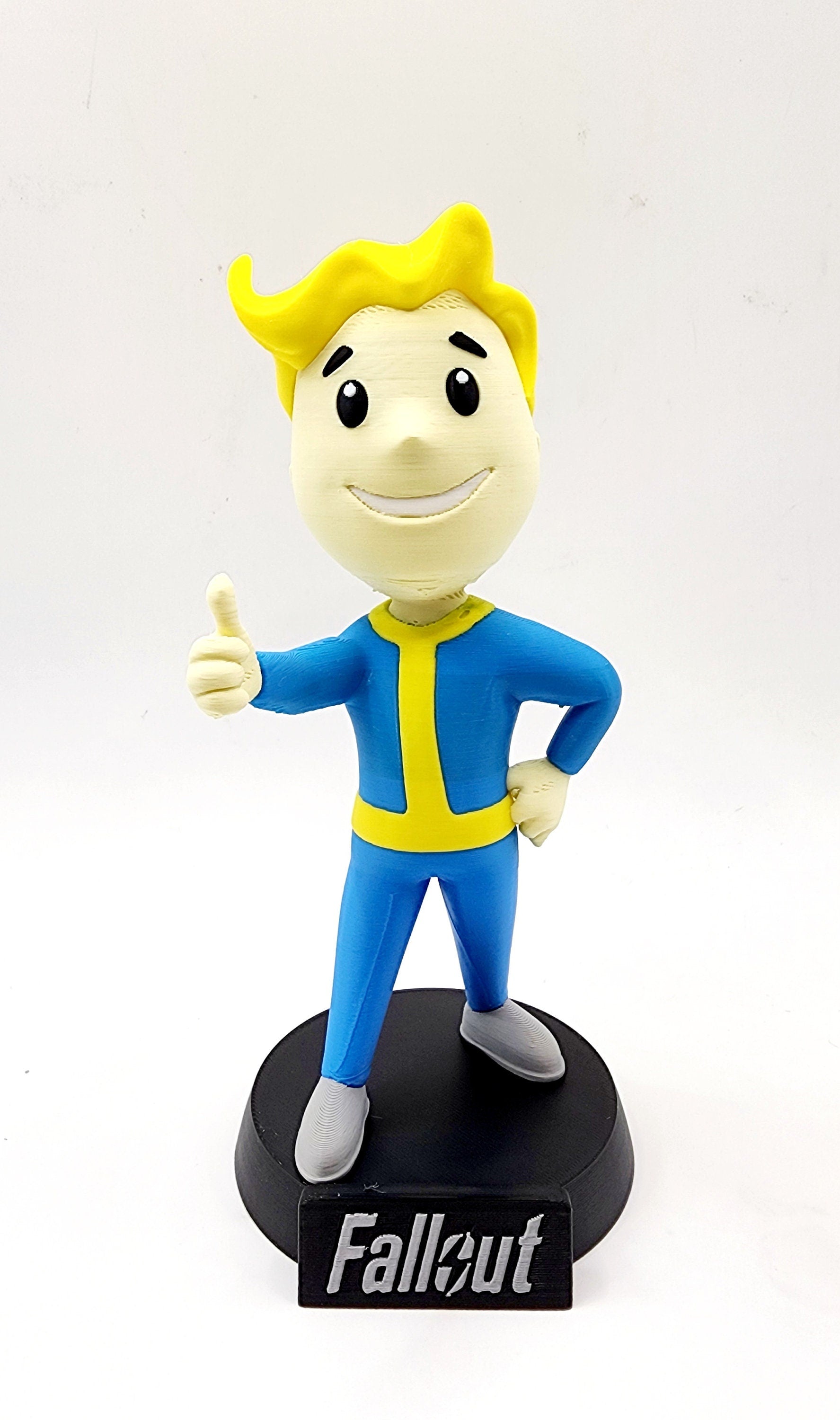 3D printed "Vault Boy" from Fallout. Desk Decoration, statue. Fan art.