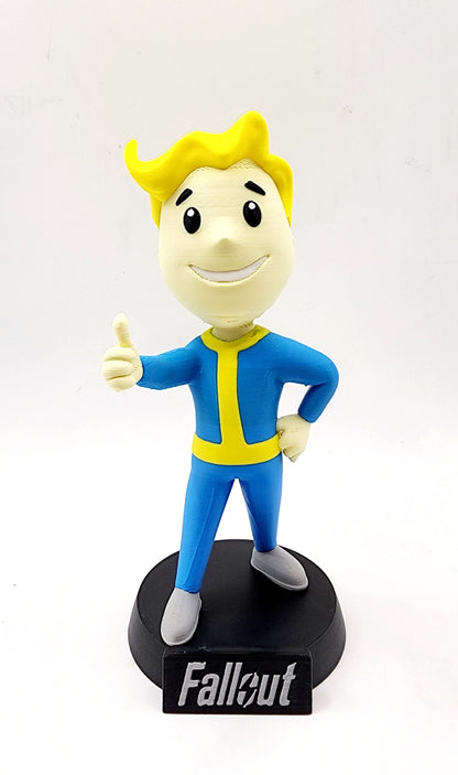 3D printed "Vault Boy" from Fallout. Desk Decoration, statue. Fan art.