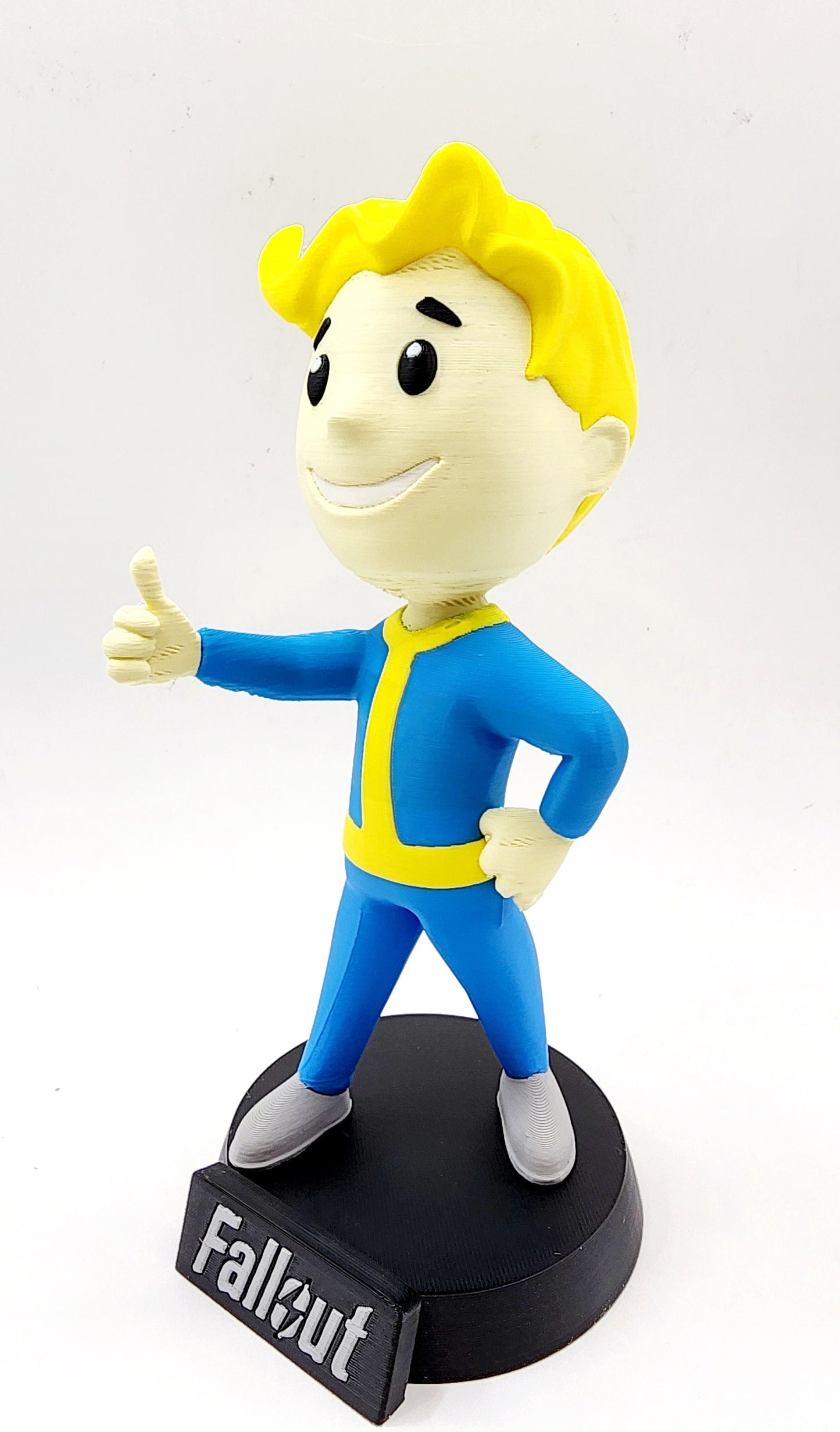 3D printed "Vault Boy" from Fallout. Desk Decoration, statue. Fan art.