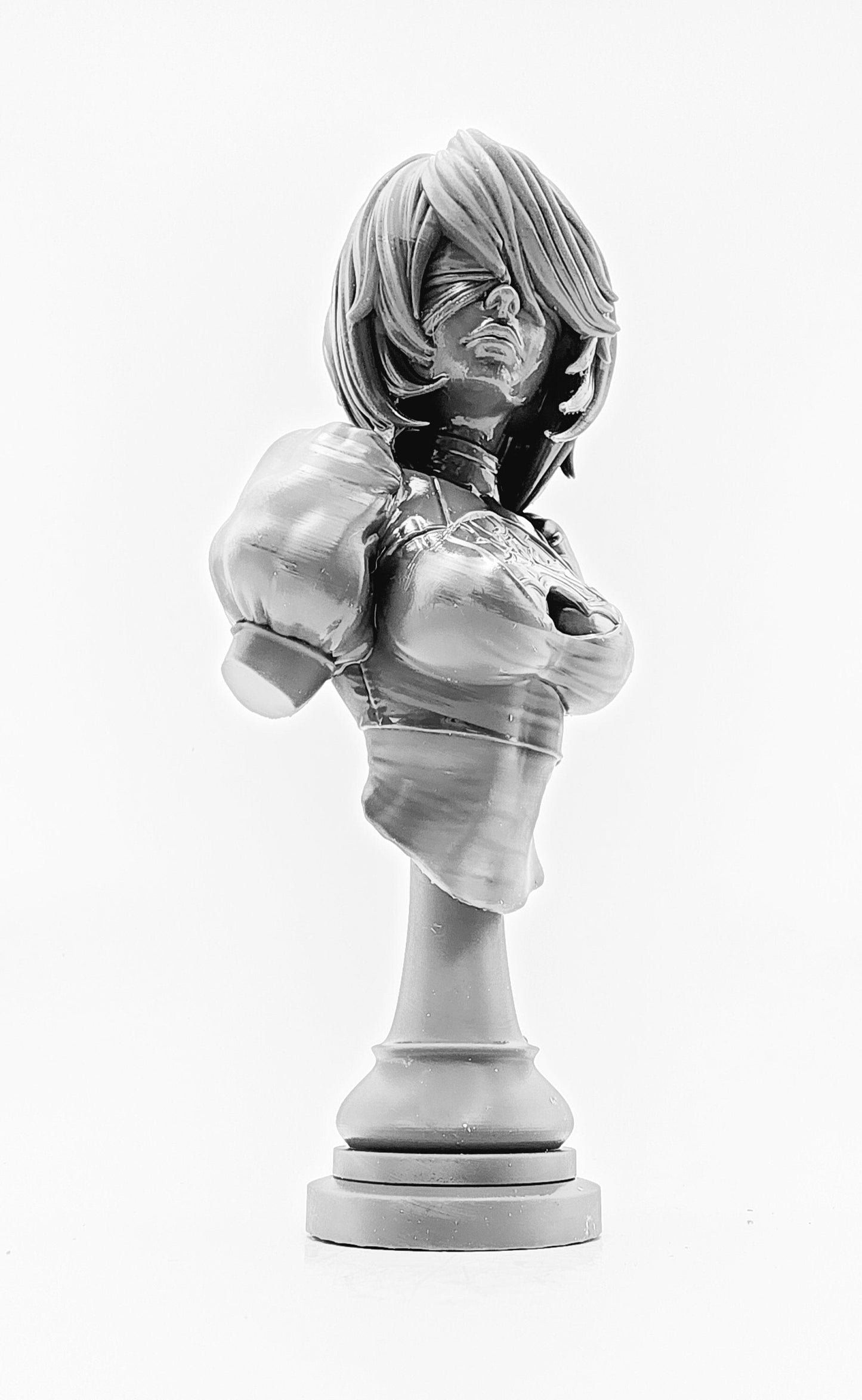 3D 14k resin printed 2B Nier Automat bust, desktop decoration.