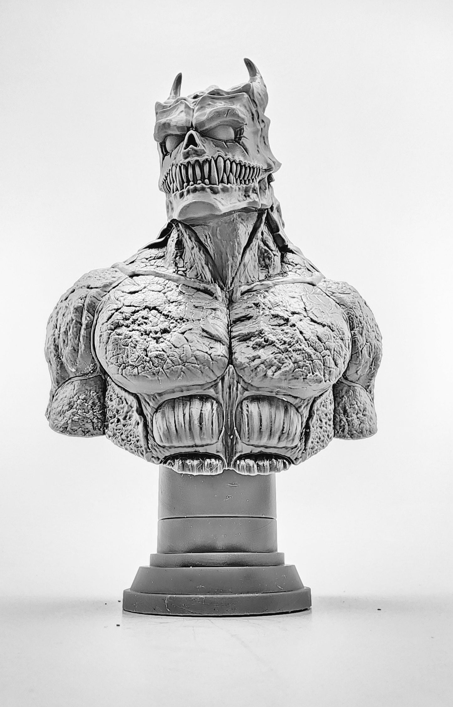 3D 14k resin printed Kaiju 8 monster bust, desktop decoration.A