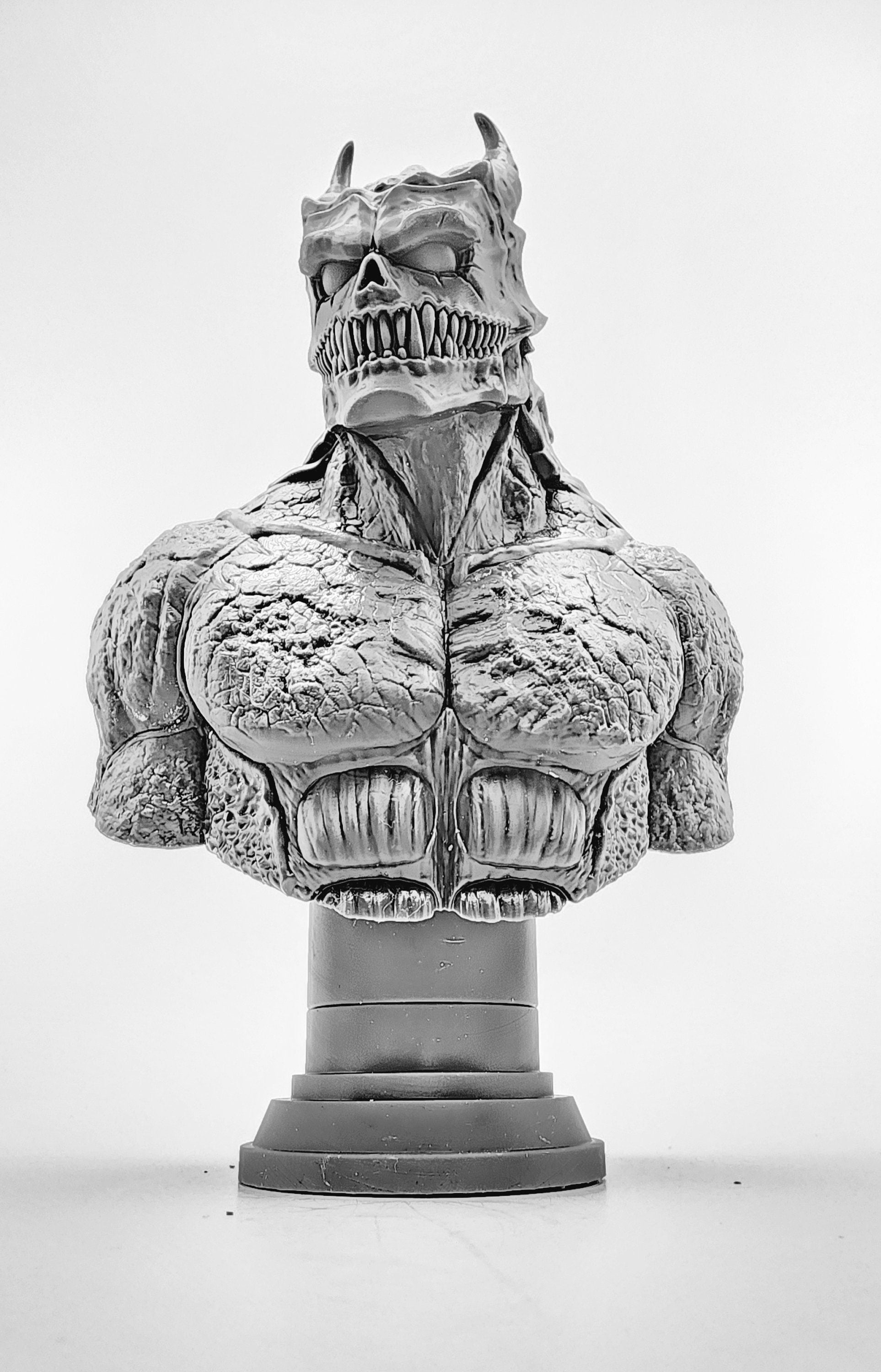 3D 14k resin printed Kaiju 8 monster bust, desktop decoration.A