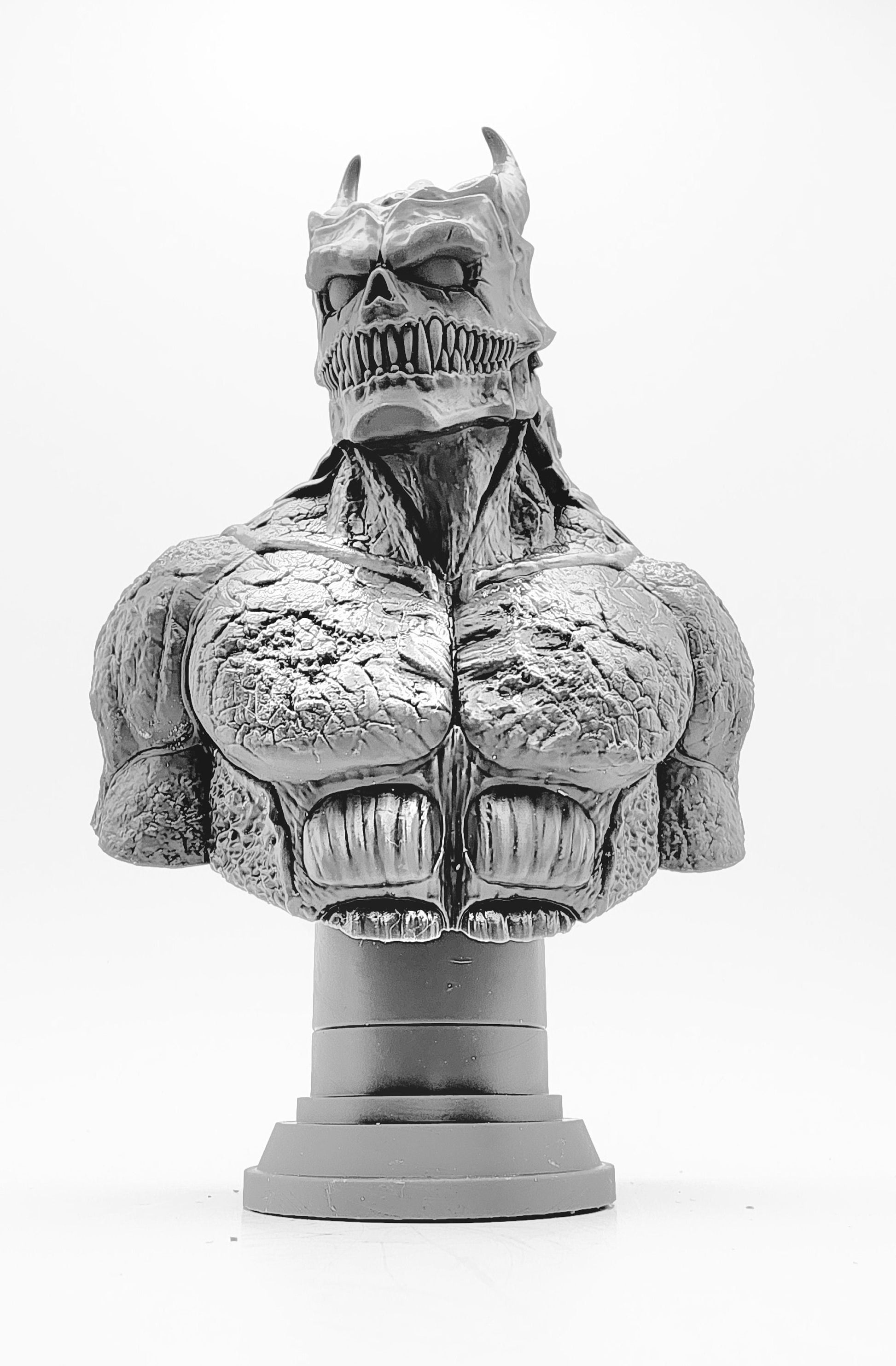 3D 14k resin printed Kaiju 8 monster bust, desktop decoration.A