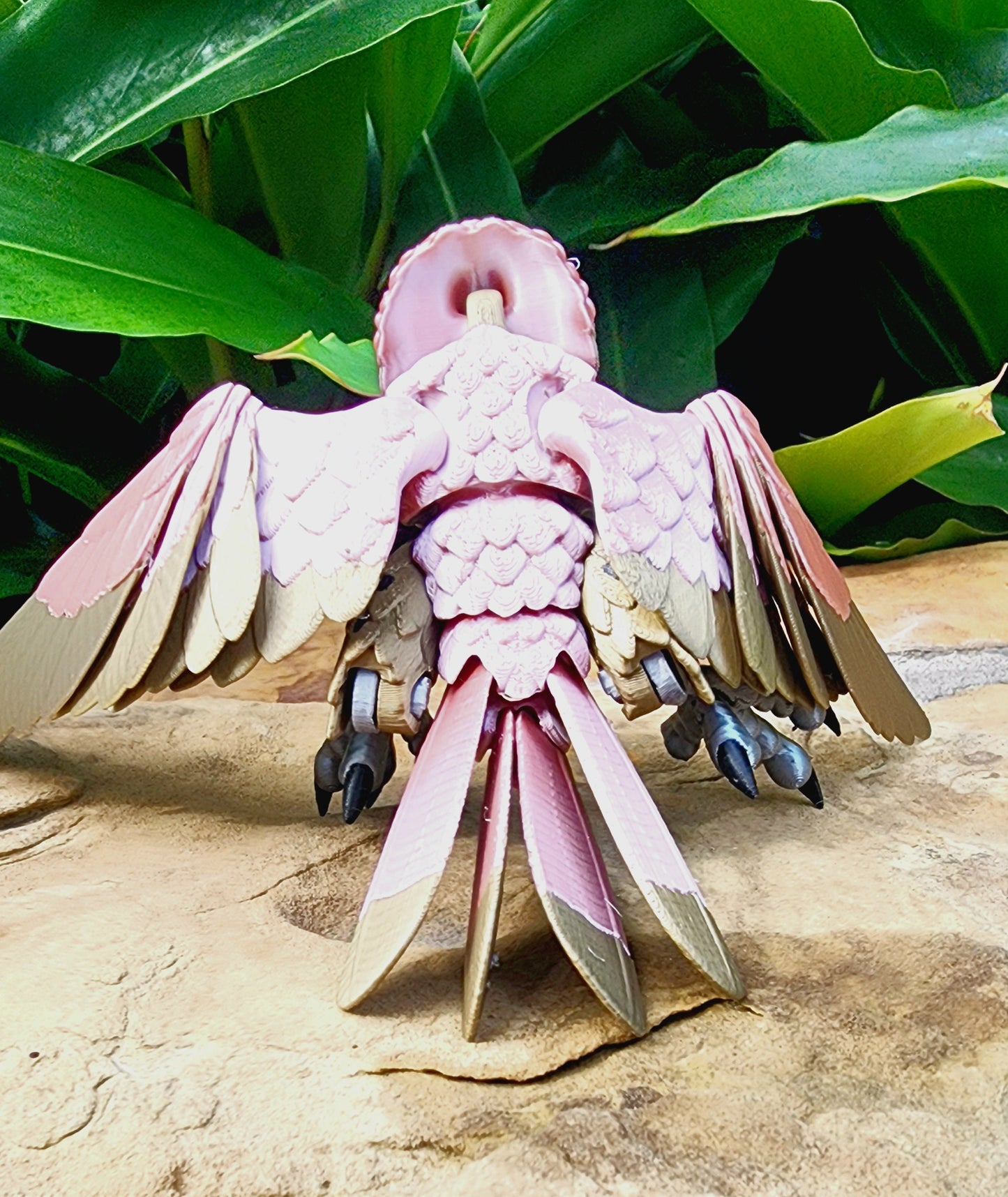 3D printed Peregrine Falcon fidget, sensory toy. Desktop Decoration.