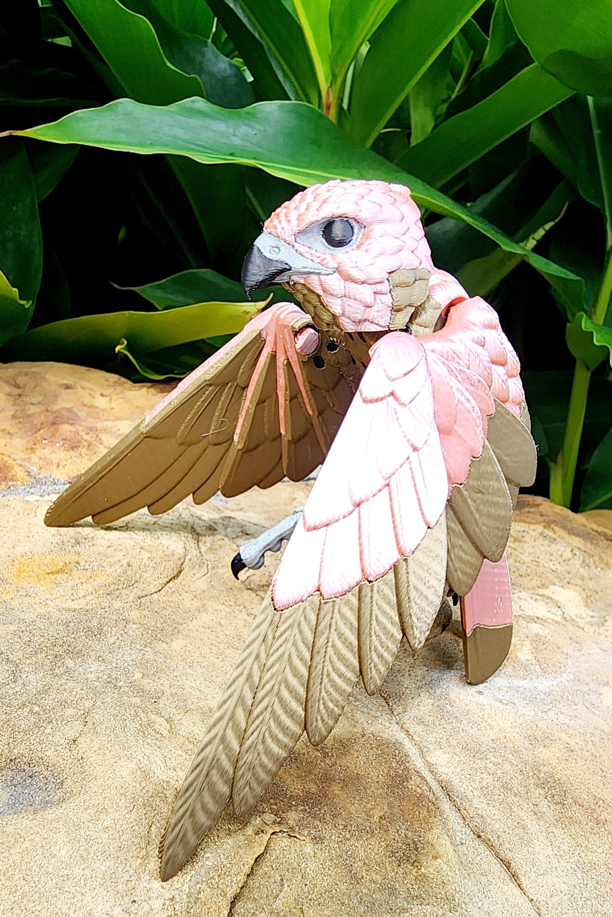 3D printed Peregrine Falcon fidget, sensory toy. Desktop Decoration.