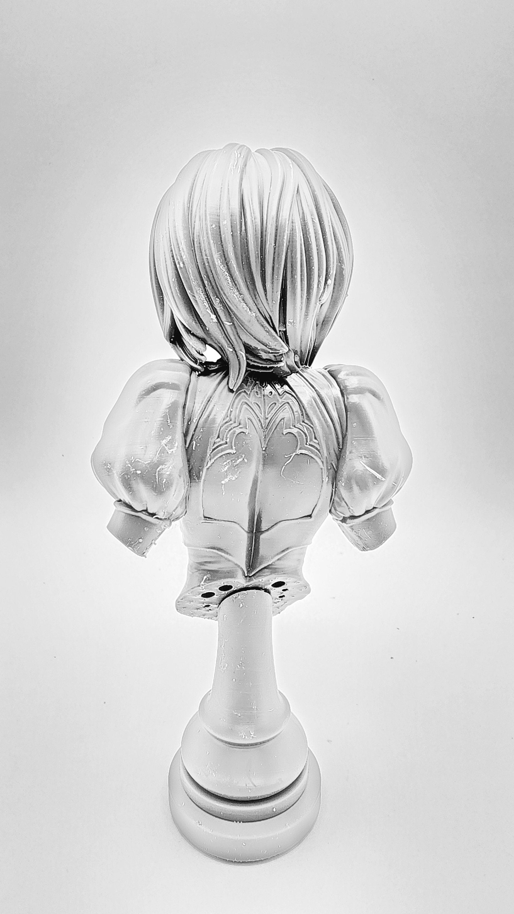 3D 14k resin printed 2B Nier Automat bust, desktop decoration.