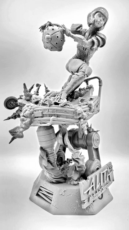 3D 14k resin printed Alita Battle Angel Action Figure, Statue, Desk Decoration, Toy. Fan art