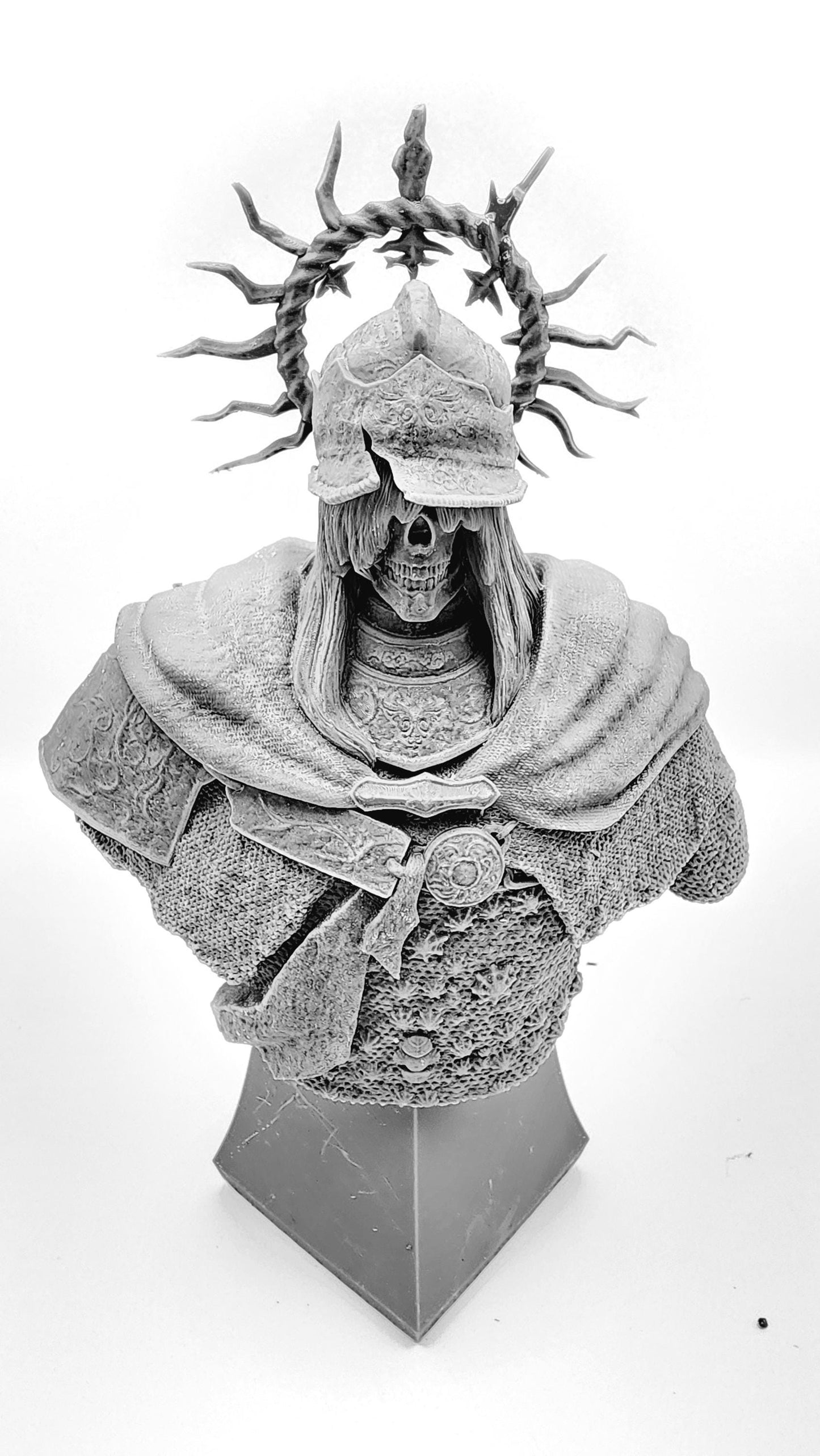 3D 14k resin printed Death Knight (Elden Ring) Desktop bust, figurine, action figure.