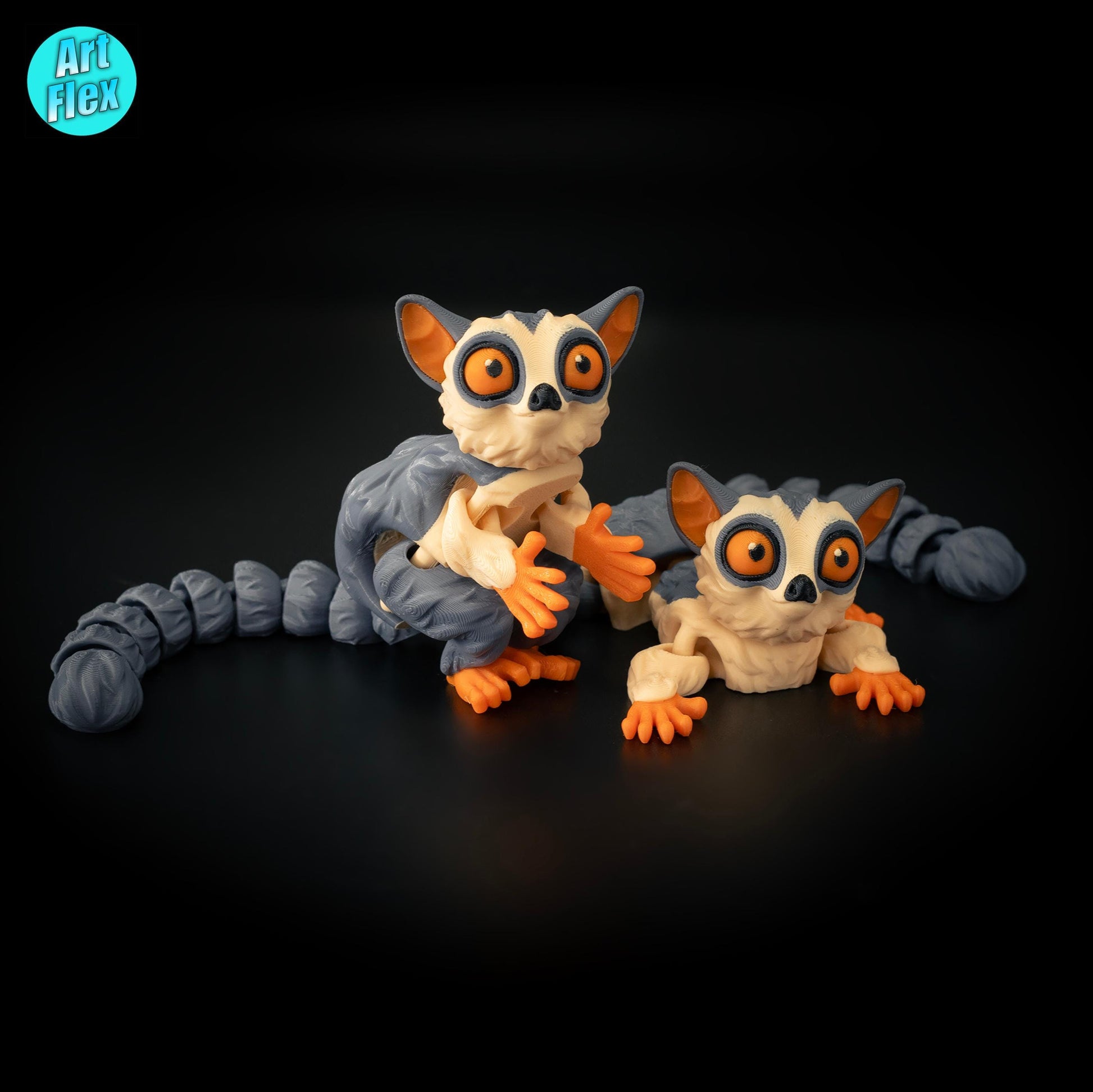 3D print Flexi Galagos fidget, sensory, desk toy.