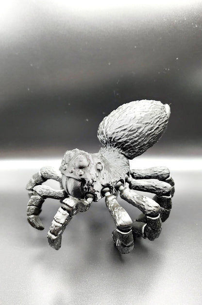 3D Printed articulate Tarantula flexi fidget, sensory toy.