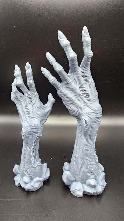 3D 14k resin printed Zombie Hand, Halloween decoration, Desktop Decoration.