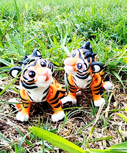 3D printed Tiger fidget, sensory, desktop toy.