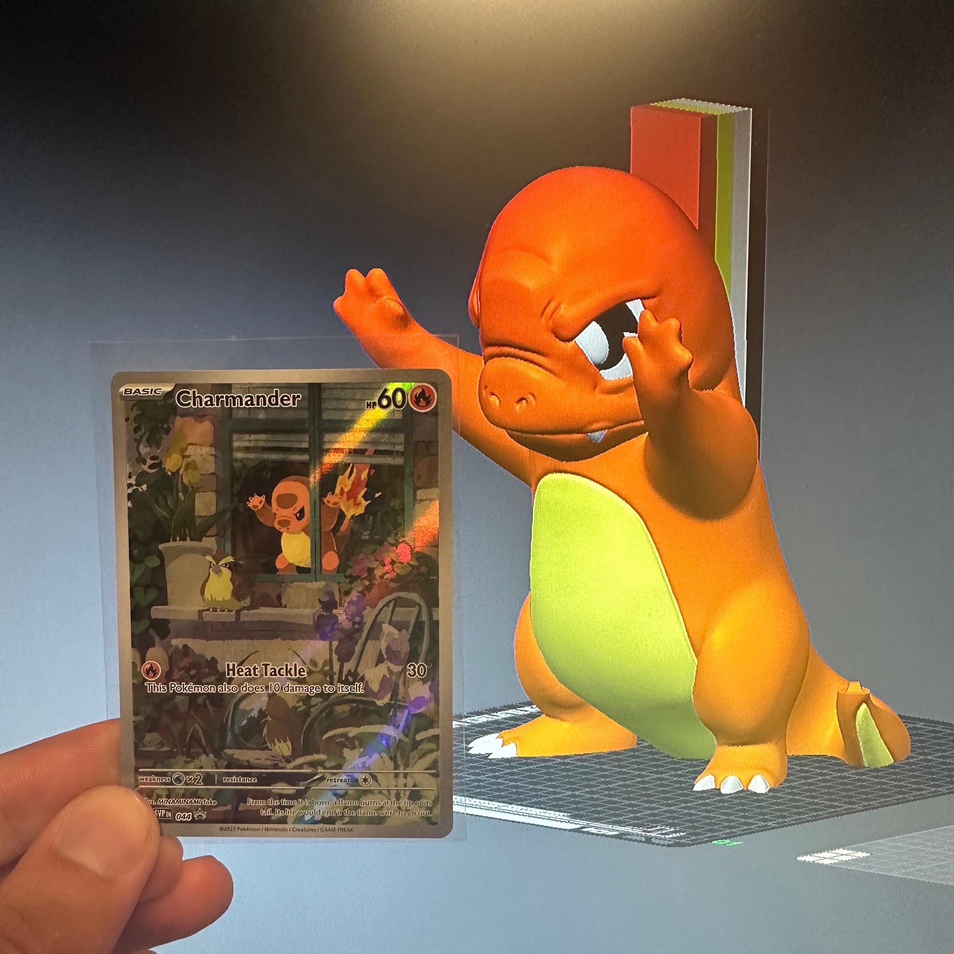 3D printed multi-color Charmander desktop decoration, action figure.