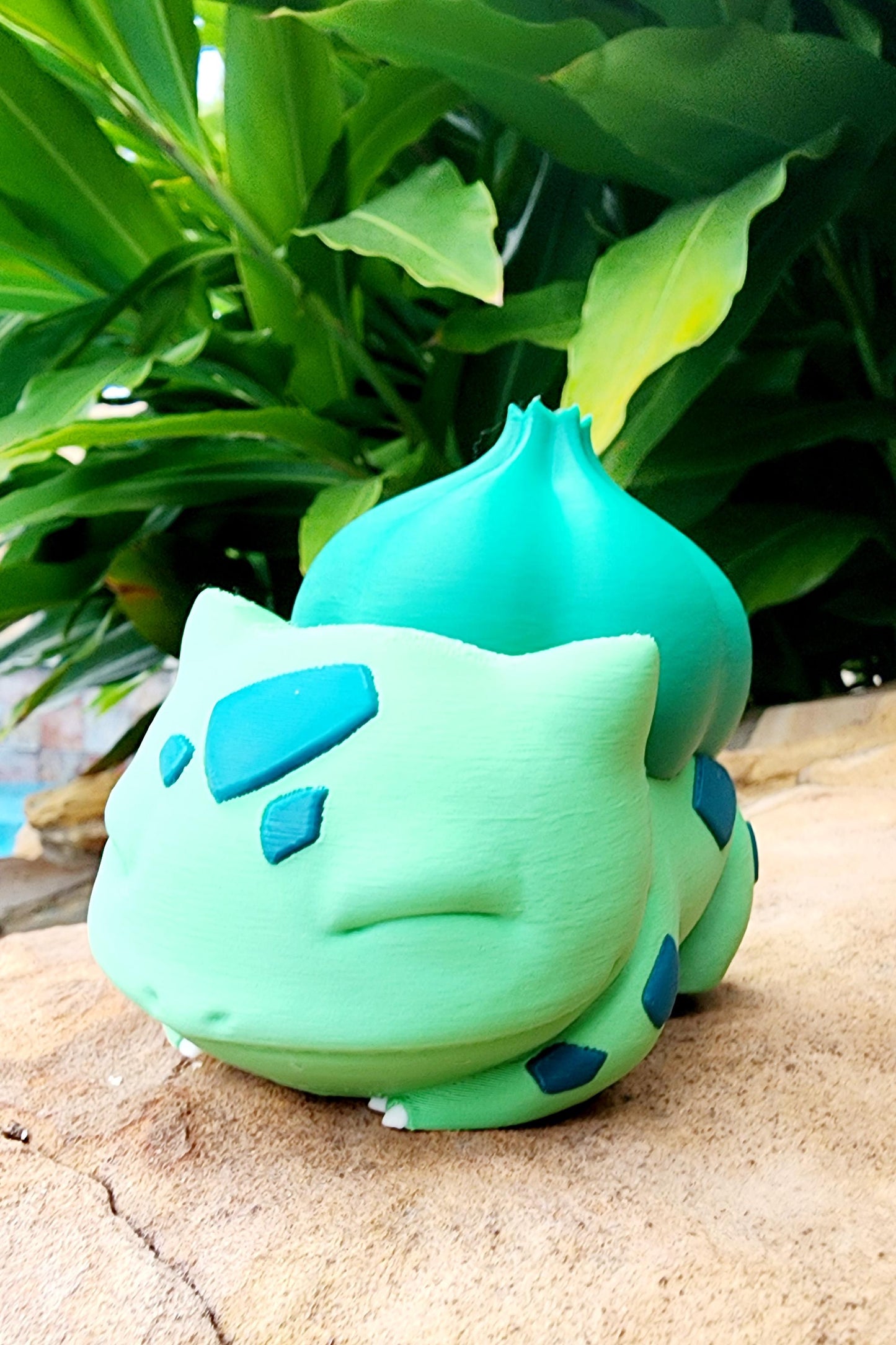 Bulbasaur Sleeping Desktop Toy, Action Figure, Decoration. 3D Printed