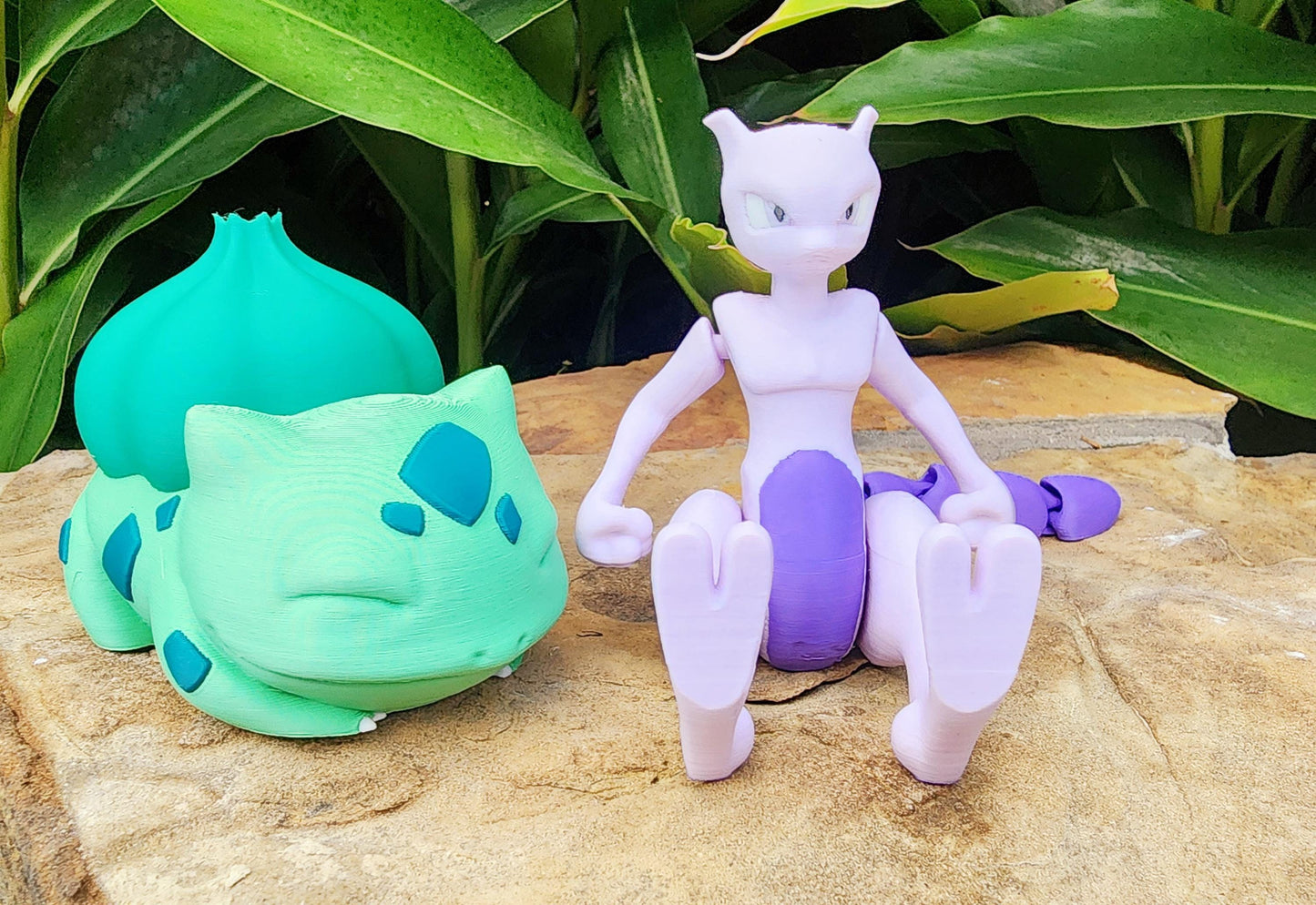 Bulbasaur Sleeping Desktop Toy, Action Figure, Decoration. 3D Printed