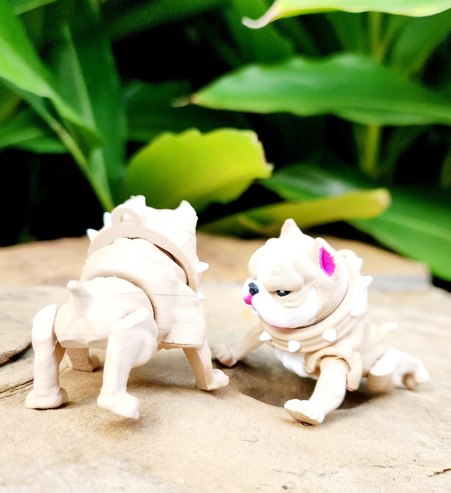 Articulate American Bulldog fidget, sensory toy. 3D Printed.