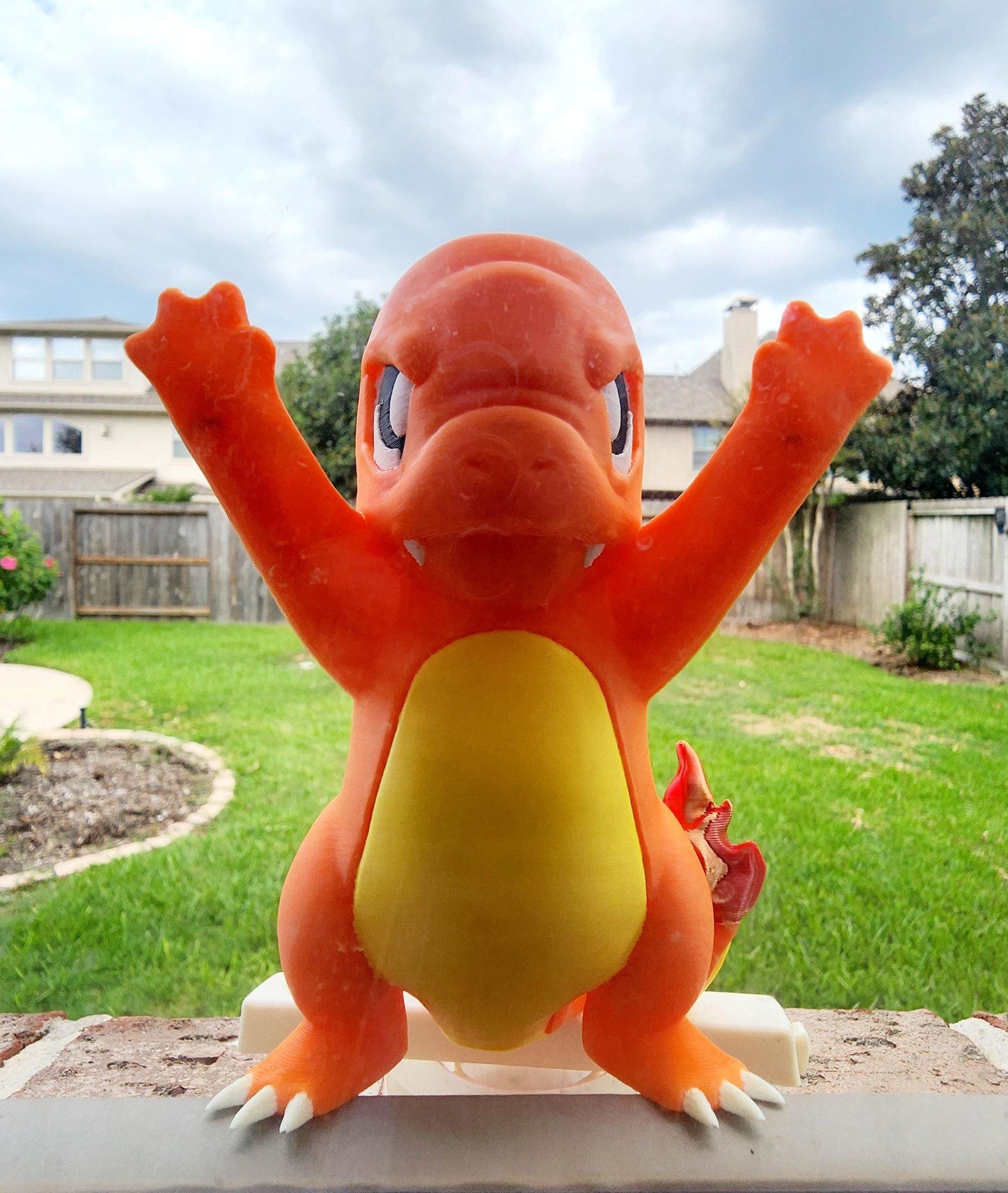 3D printed multi-color Charmander desktop decoration, action figure.