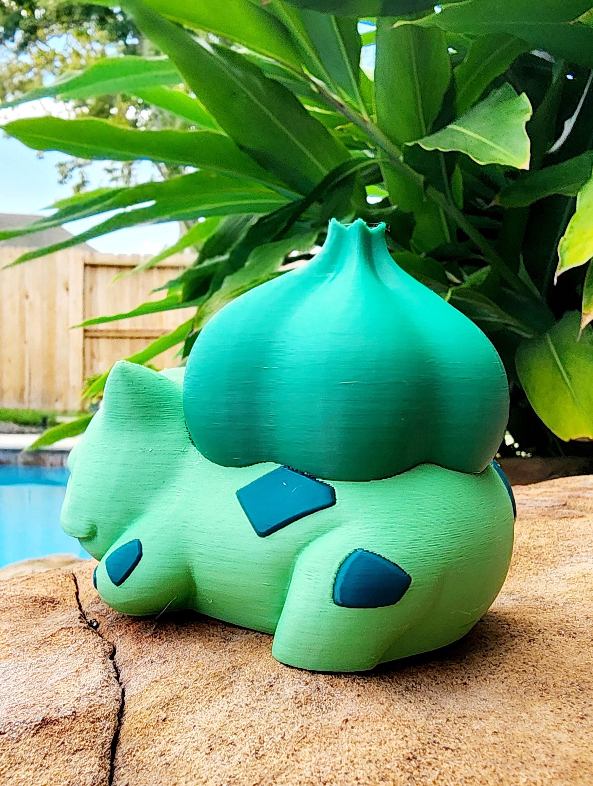 Bulbasaur Sleeping Desktop Toy, Action Figure, Decoration. 3D Printed