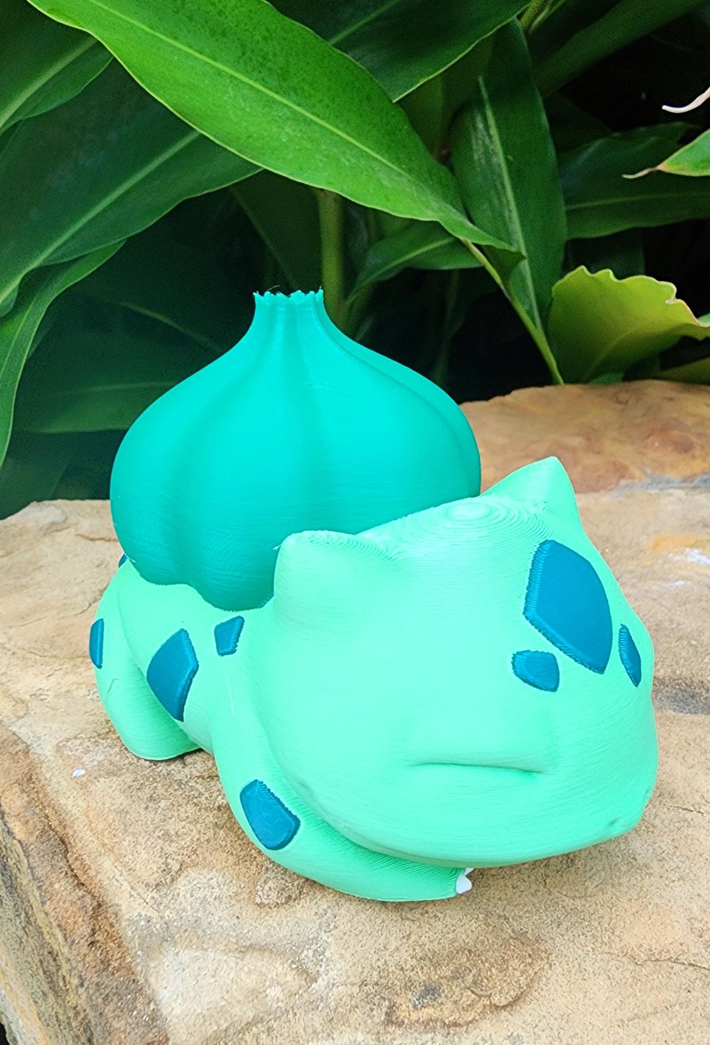 Bulbasaur Sleeping Desktop Toy, Action Figure, Decoration. 3D Printed