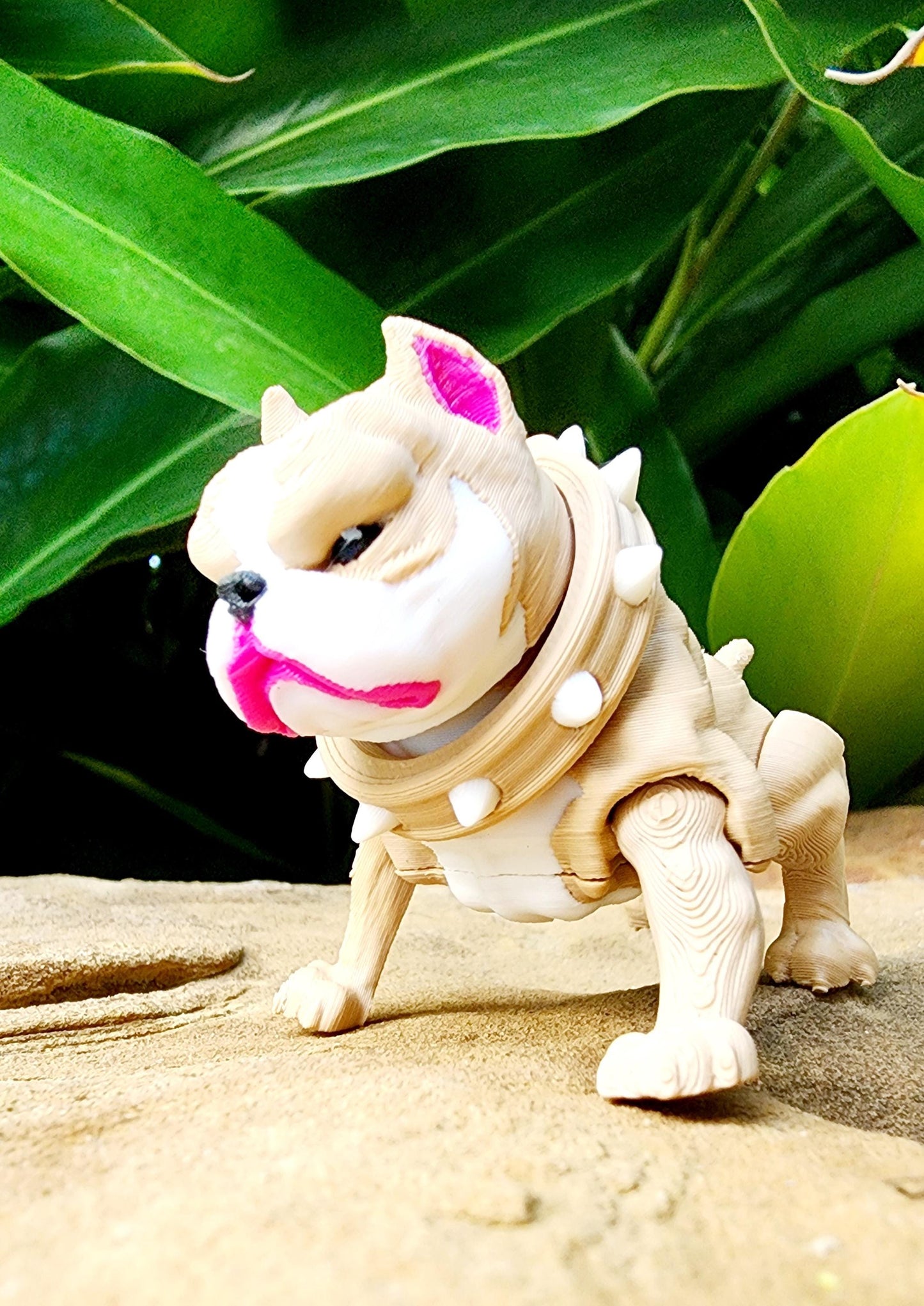 Articulate American Bulldog fidget, sensory toy. 3D Printed.