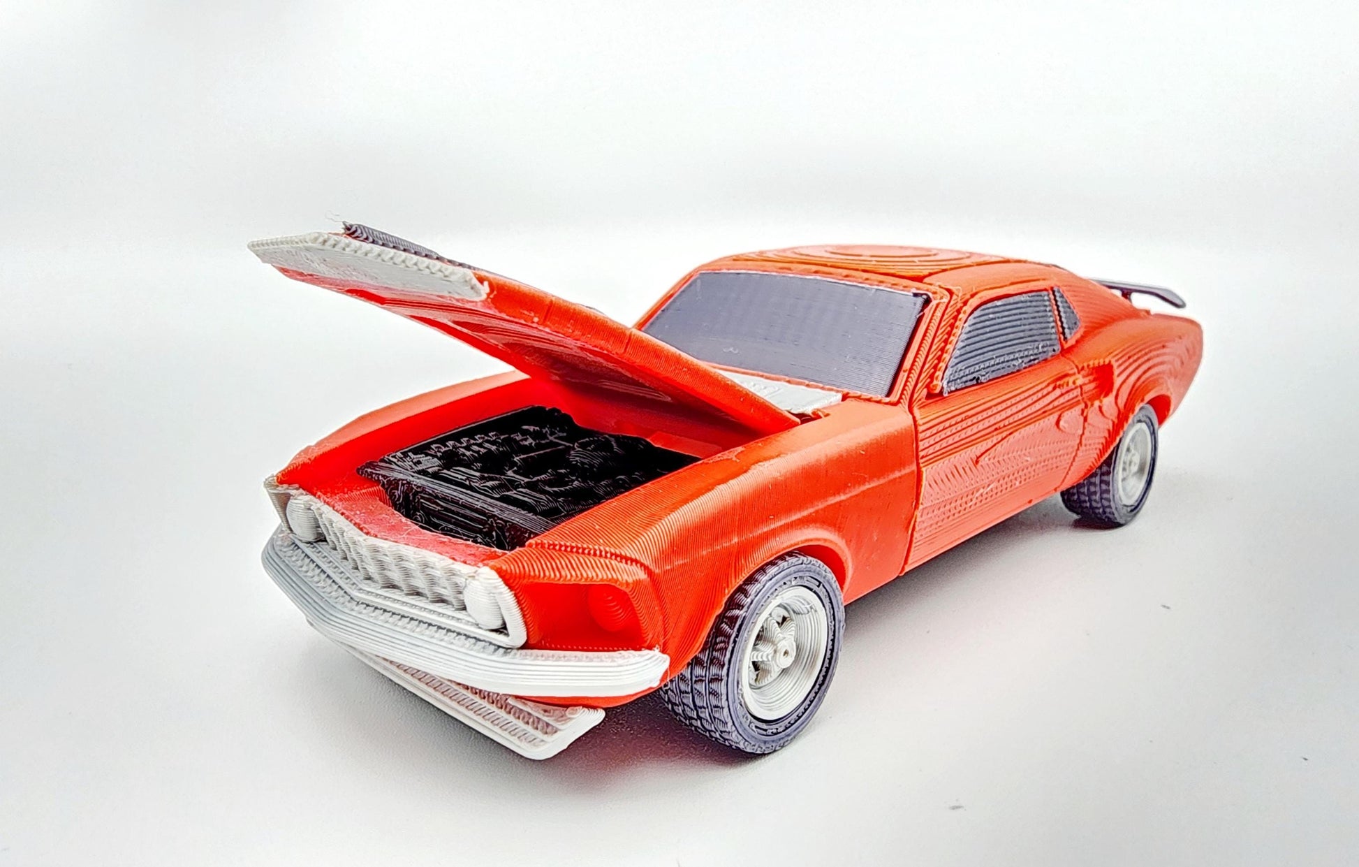 3D printed Ford Mustang Mach 1, Model 69 from movie John Wicks.