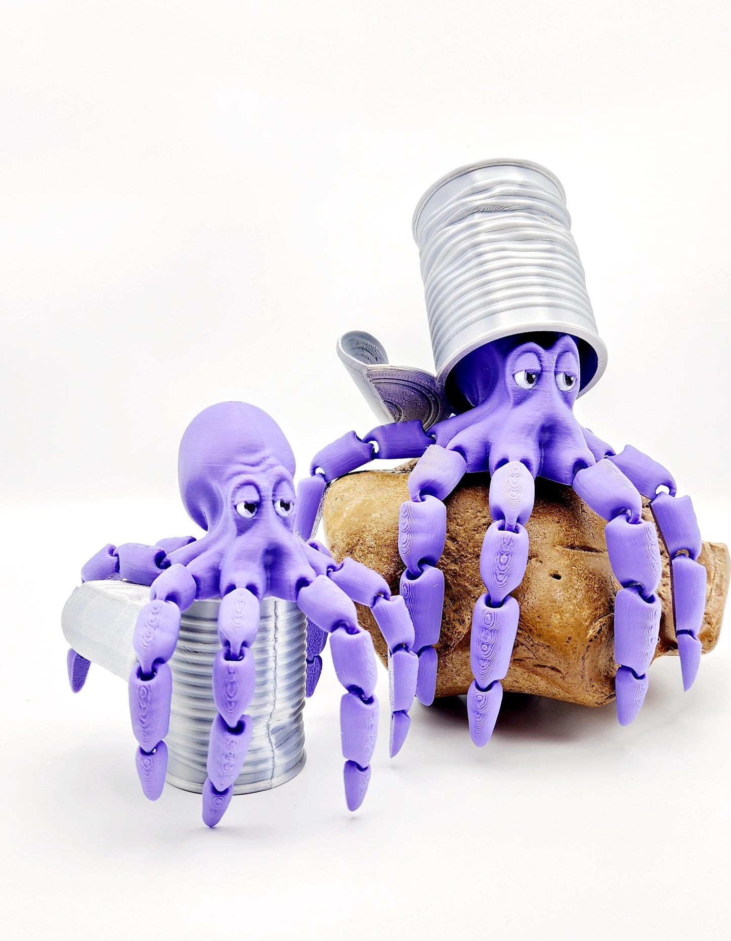 3D printed Gus, the Octopus articulate, sensory toy, fidget.