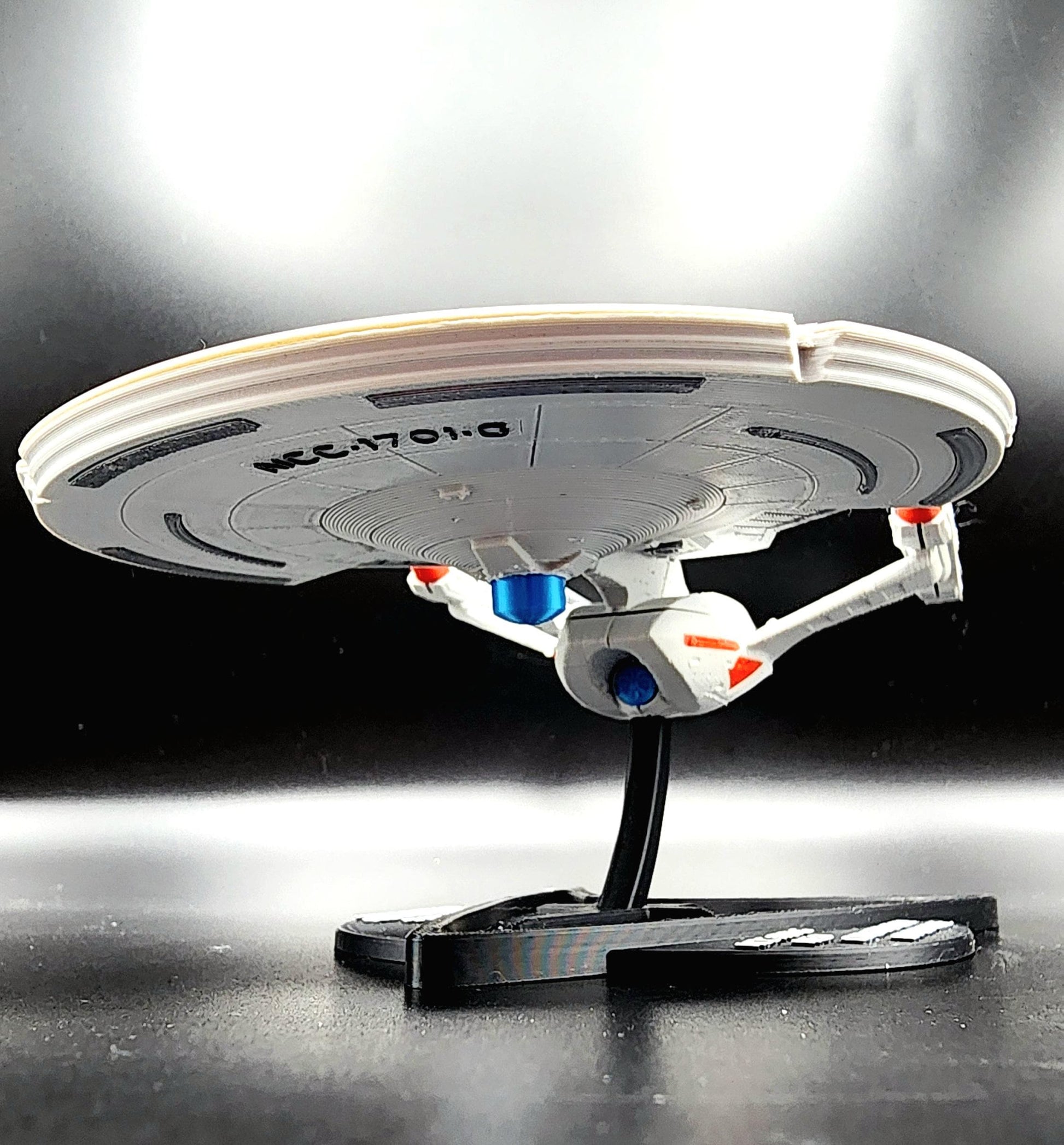 3D printed Star Trek Enterprise-G Neo Constitution Class. Desktop Decoration, Ornament, Action Figure.