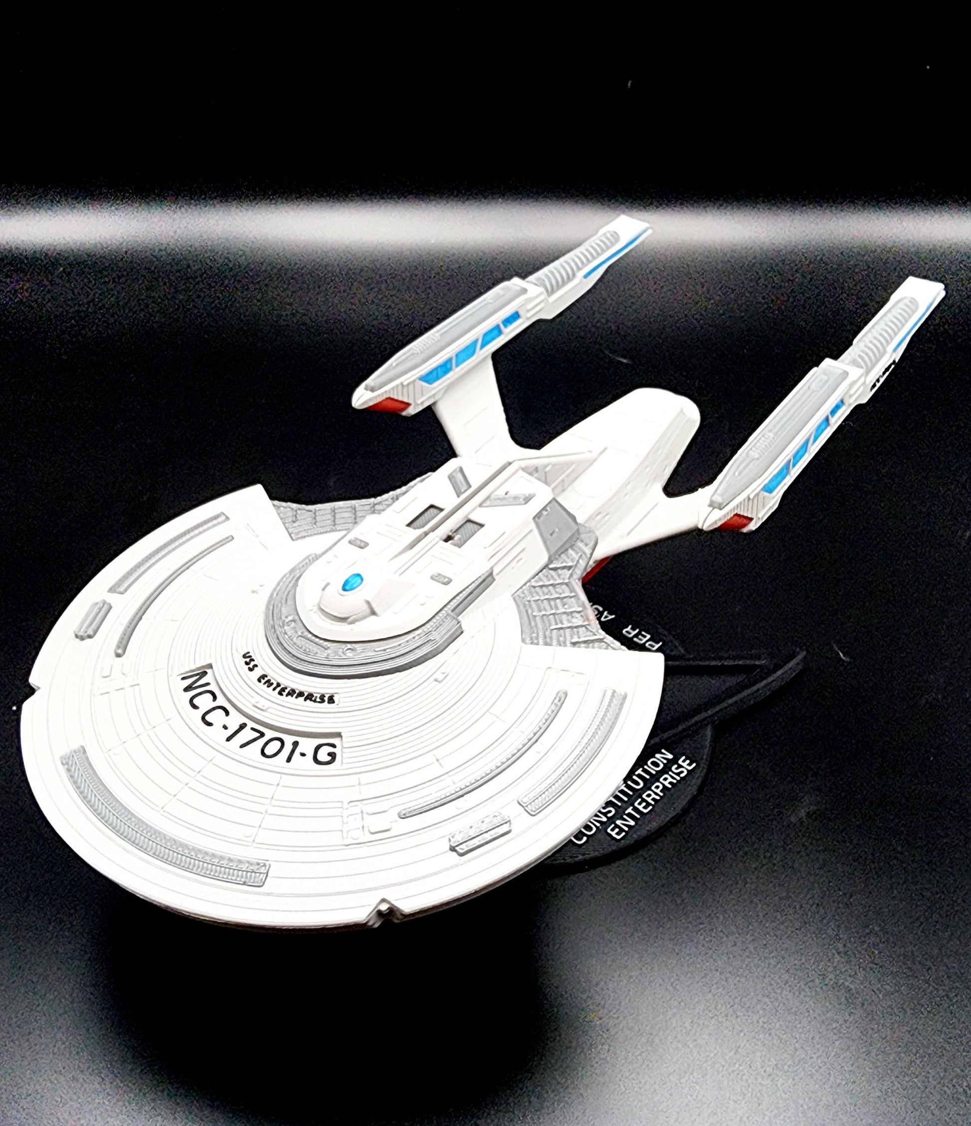 3D printed Star Trek Enterprise-G Neo Constitution Class. Desktop Decoration, Ornament, Action Figure.